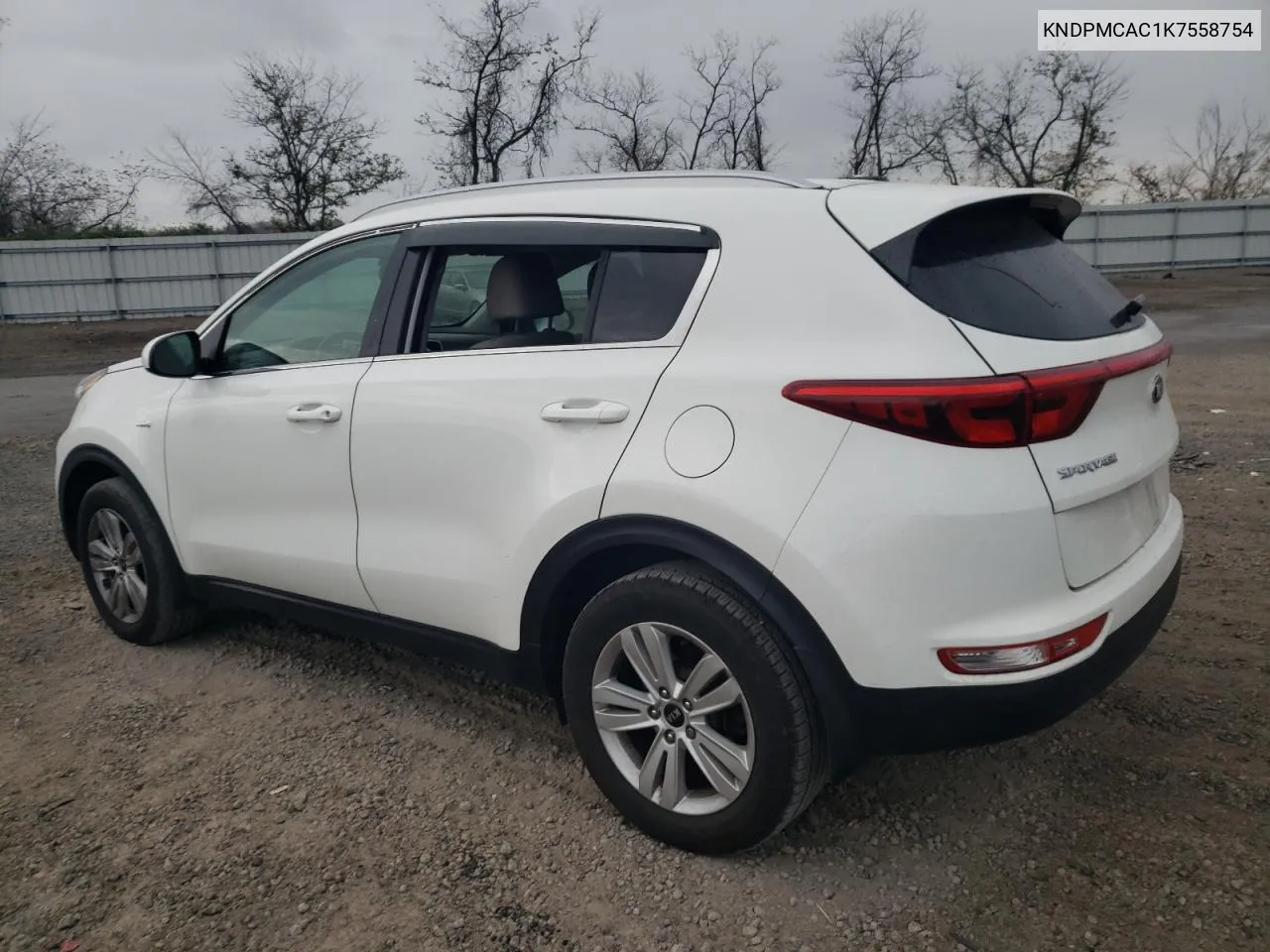 2019 Kia Sportage Lx VIN: KNDPMCAC1K7558754 Lot: 79444744