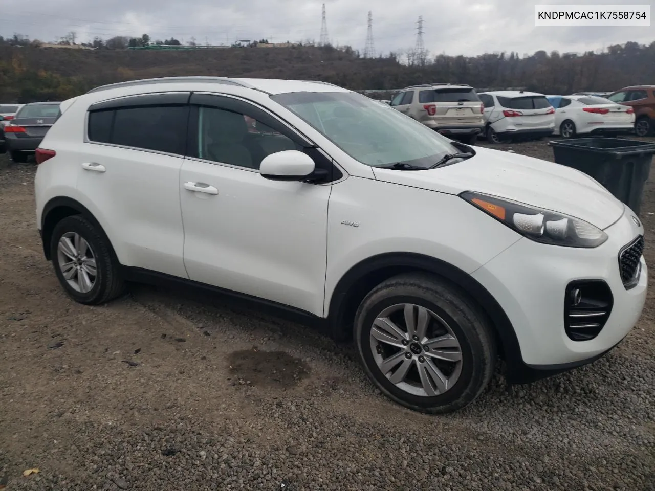 2019 Kia Sportage Lx VIN: KNDPMCAC1K7558754 Lot: 79444744