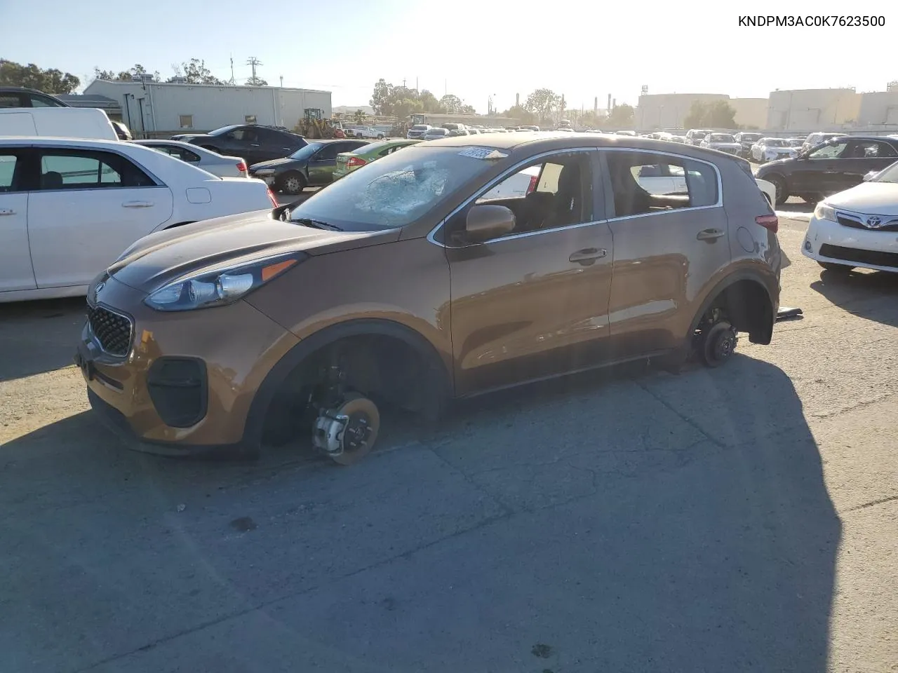 2019 Kia Sportage Lx VIN: KNDPM3AC0K7623500 Lot: 79735624