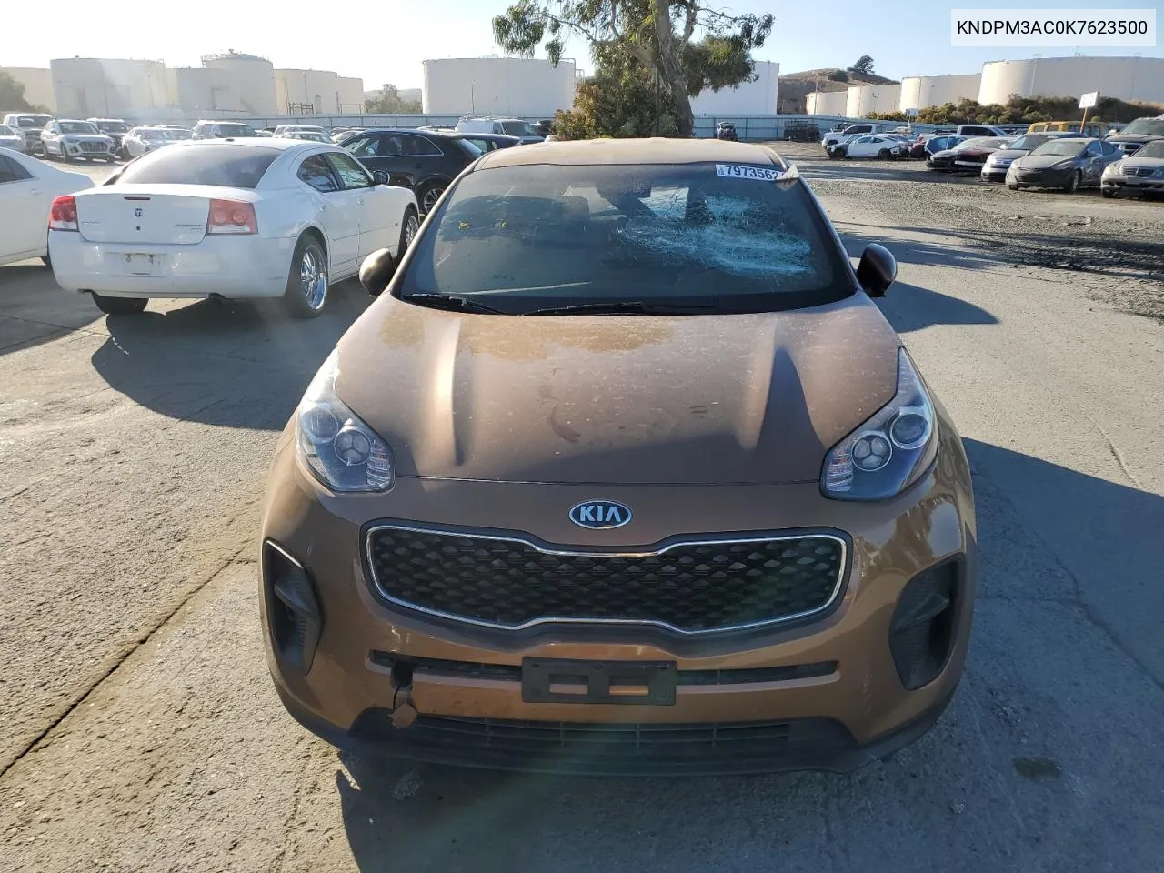 2019 Kia Sportage Lx VIN: KNDPM3AC0K7623500 Lot: 79735624