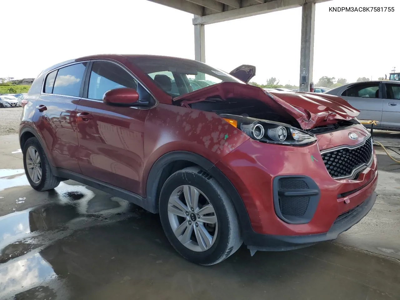 2019 Kia Sportage Lx VIN: KNDPM3AC8K7581755 Lot: 80074194