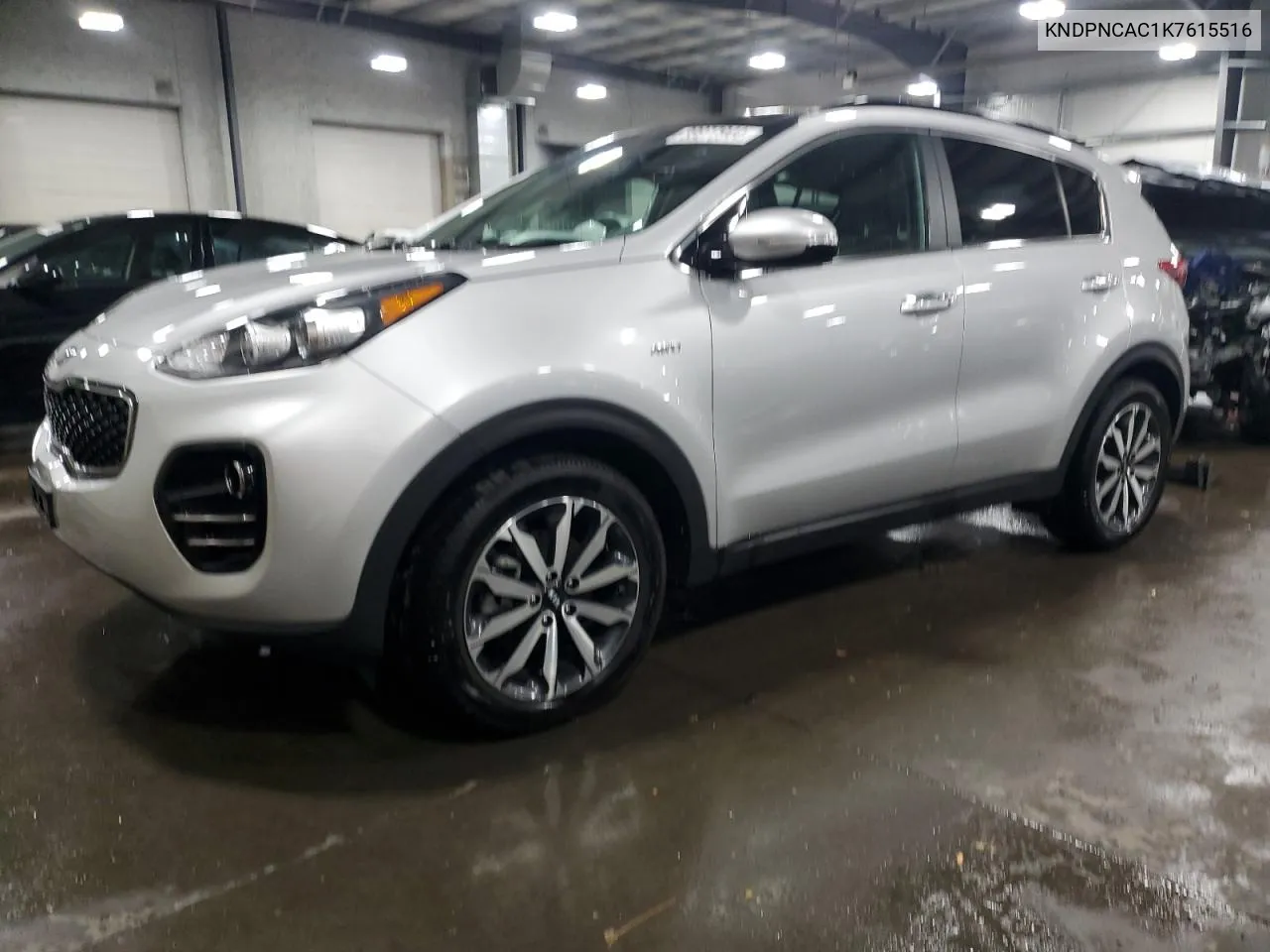 2019 Kia Sportage Ex VIN: KNDPNCAC1K7615516 Lot: 80077944