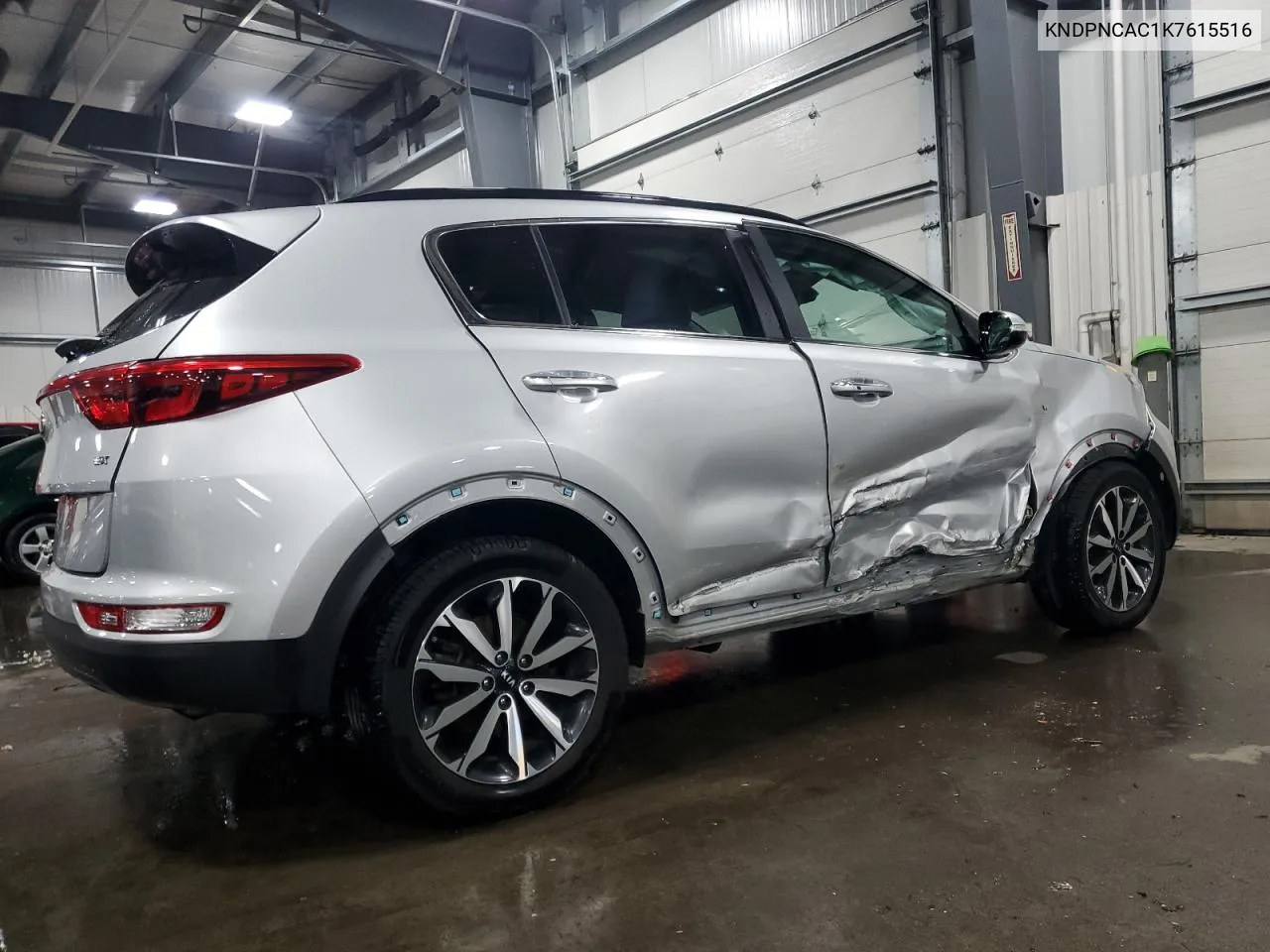 2019 Kia Sportage Ex VIN: KNDPNCAC1K7615516 Lot: 80077944