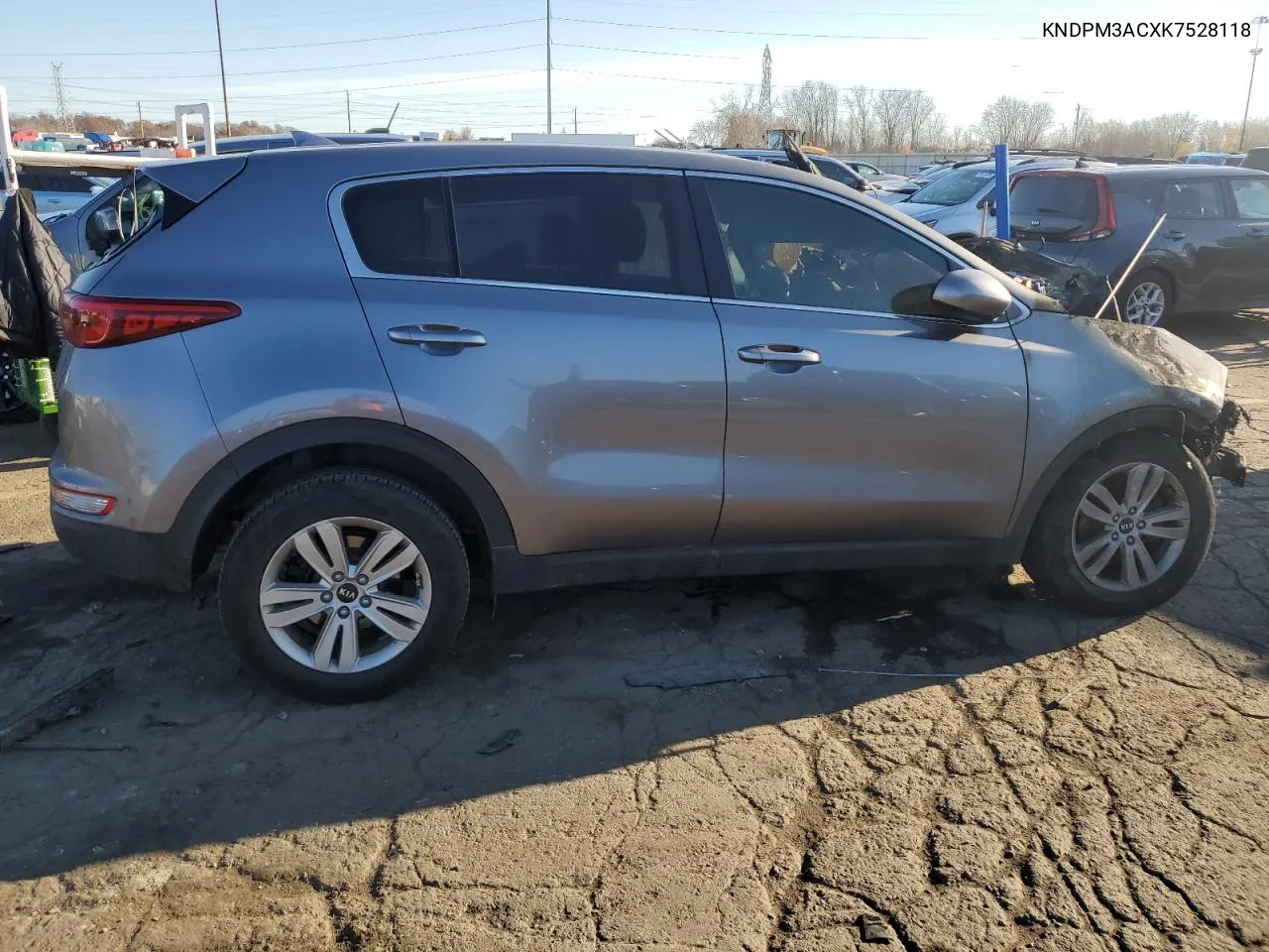 2019 Kia Sportage Lx VIN: KNDPM3ACXK7528118 Lot: 80243704