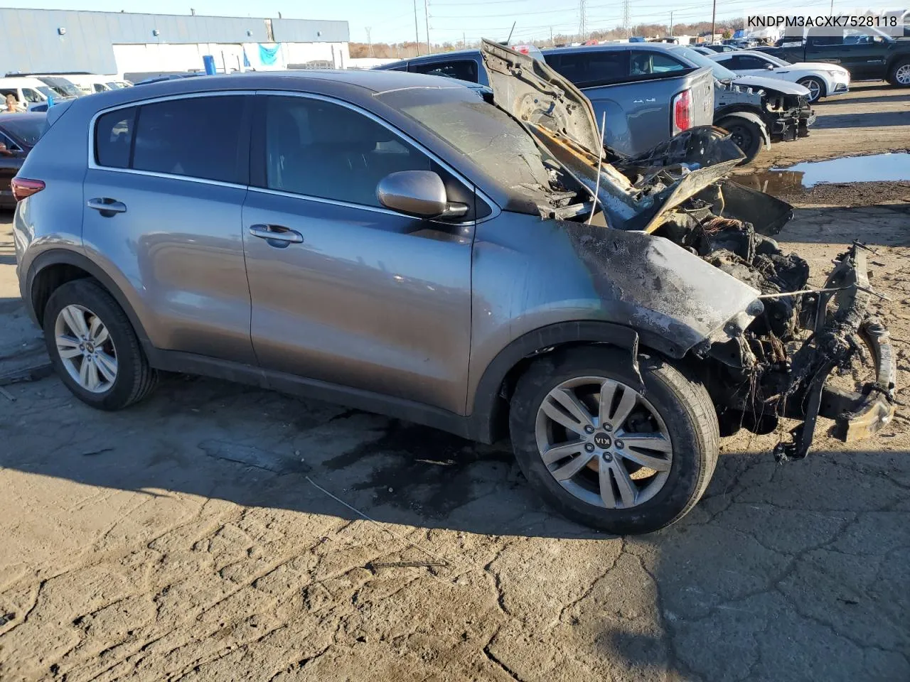 2019 Kia Sportage Lx VIN: KNDPM3ACXK7528118 Lot: 80243704