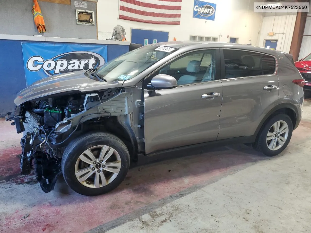 2019 Kia Sportage Lx VIN: KNDPMCAC4K7523660 Lot: 80742414