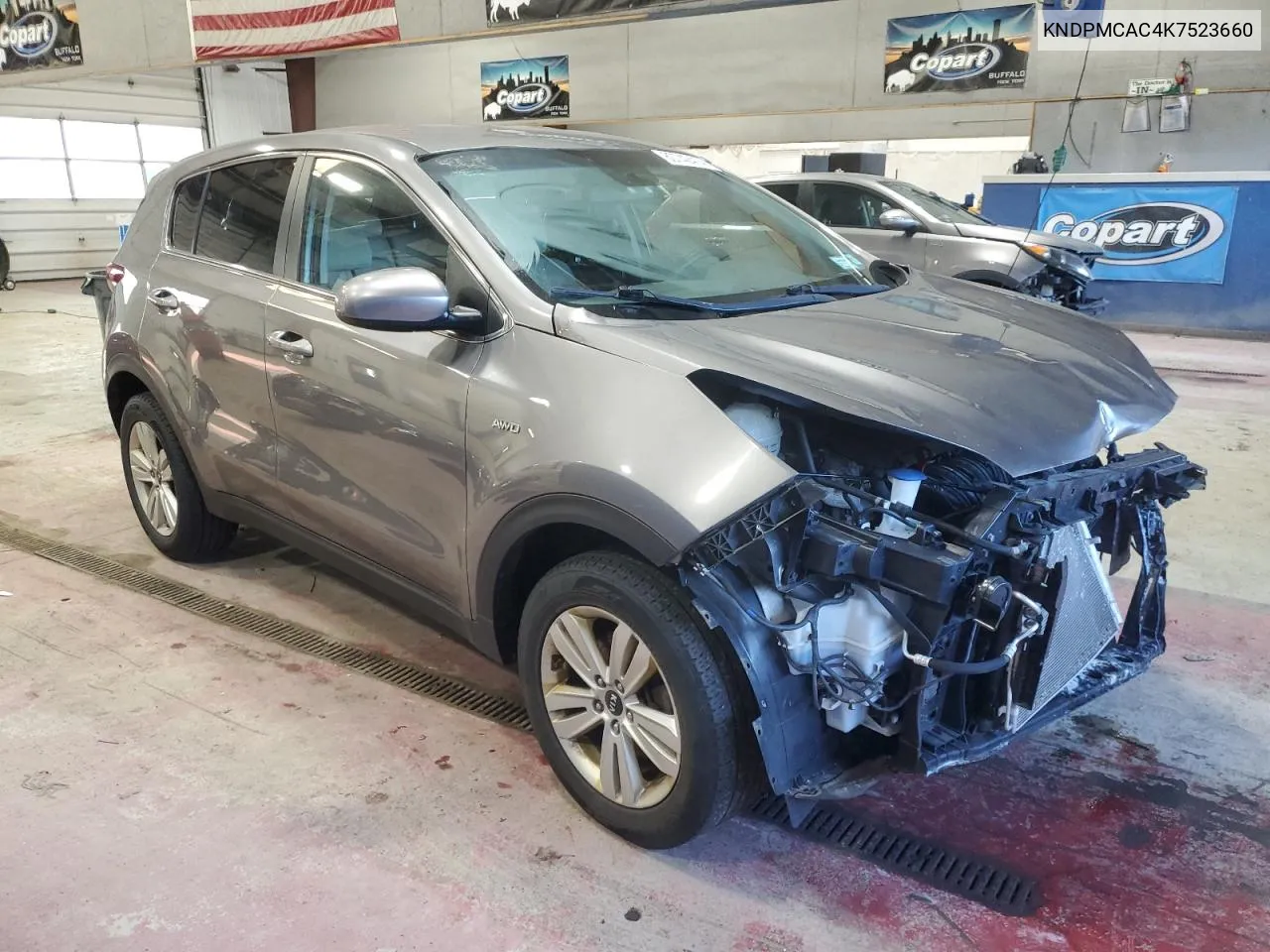 2019 Kia Sportage Lx VIN: KNDPMCAC4K7523660 Lot: 80742414