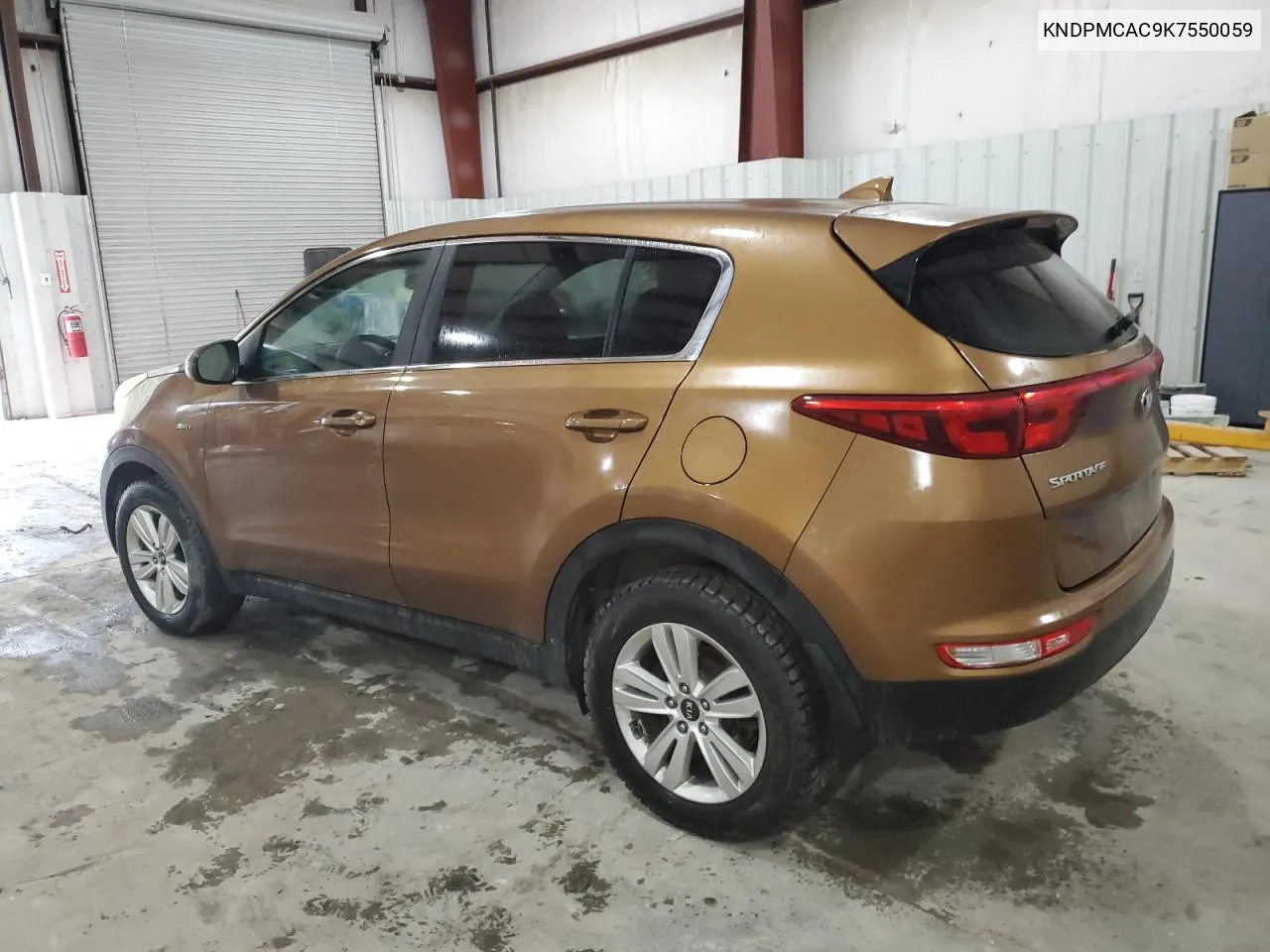 2019 Kia Sportage Lx VIN: KNDPMCAC9K7550059 Lot: 80984314