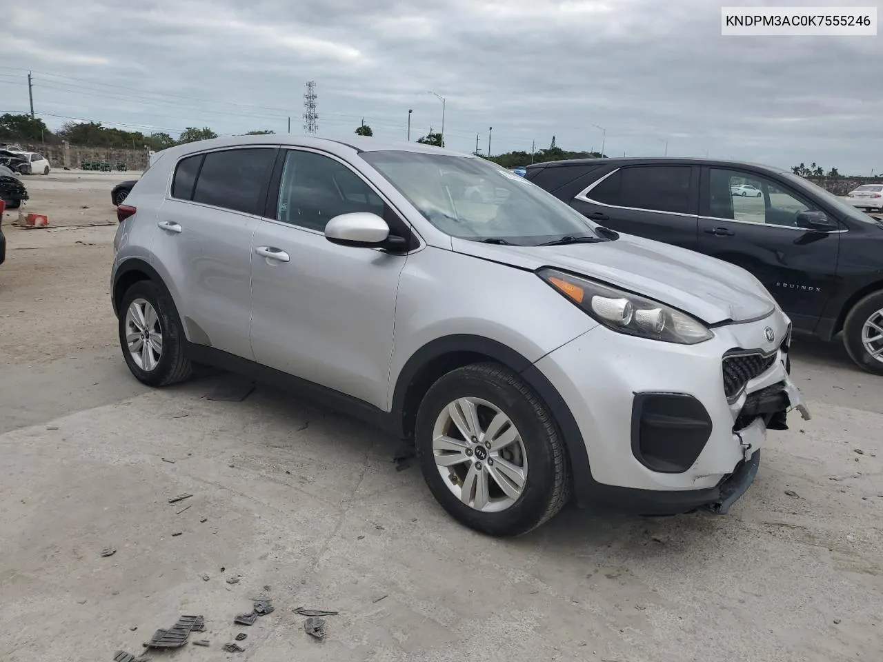 2019 Kia Sportage Lx VIN: KNDPM3AC0K7555246 Lot: 81237214