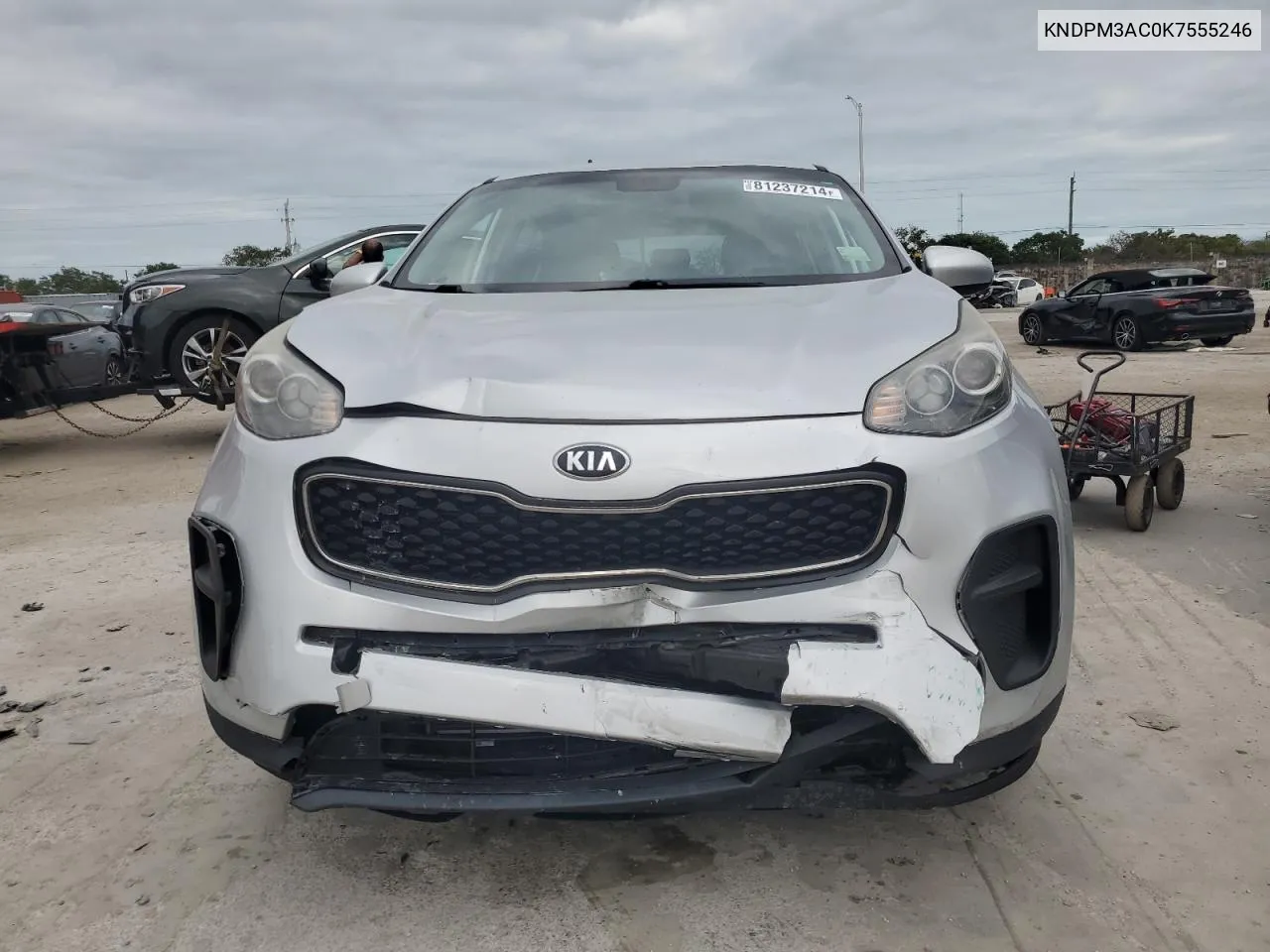 2019 Kia Sportage Lx VIN: KNDPM3AC0K7555246 Lot: 81237214