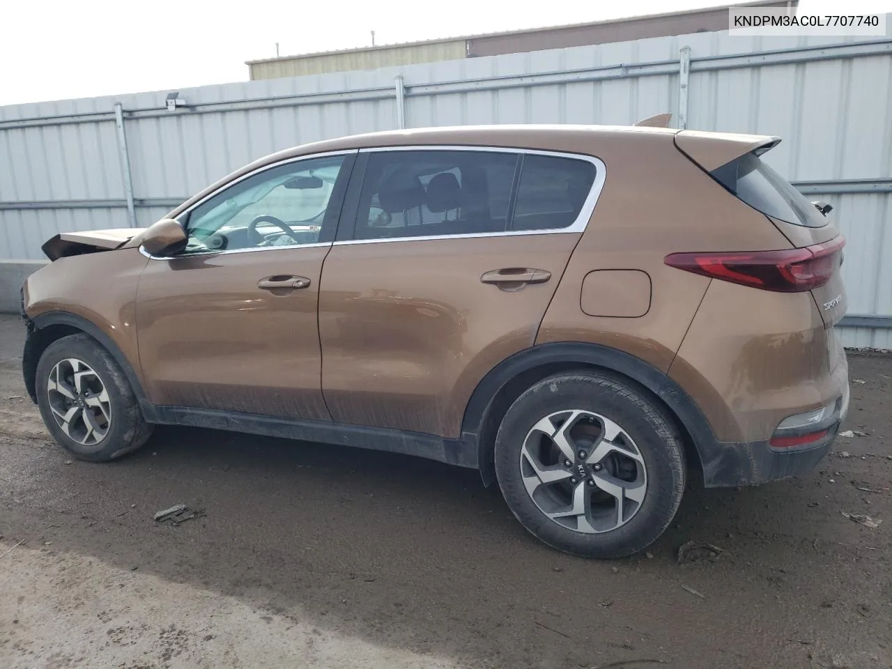 2020 Kia Sportage Lx VIN: KNDPM3AC0L7707740 Lot: 40923624