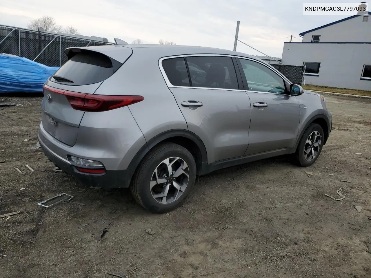 2020 Kia Sportage Lx VIN: KNDPMCAC3L7797093 Lot: 44257954