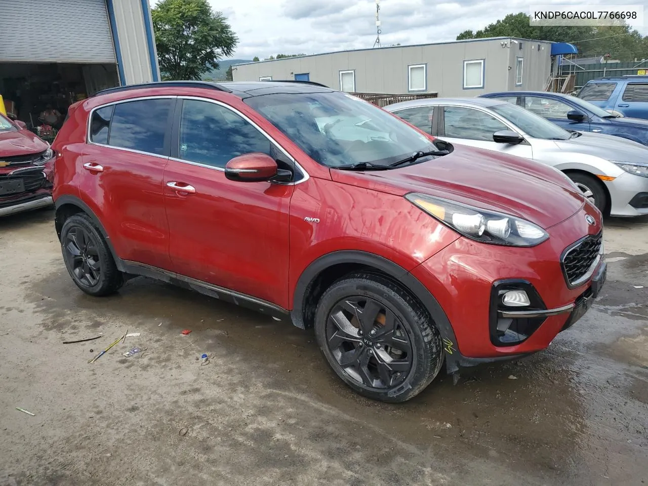 2020 Kia Sportage S VIN: KNDP6CAC0L7766698 Lot: 47932464