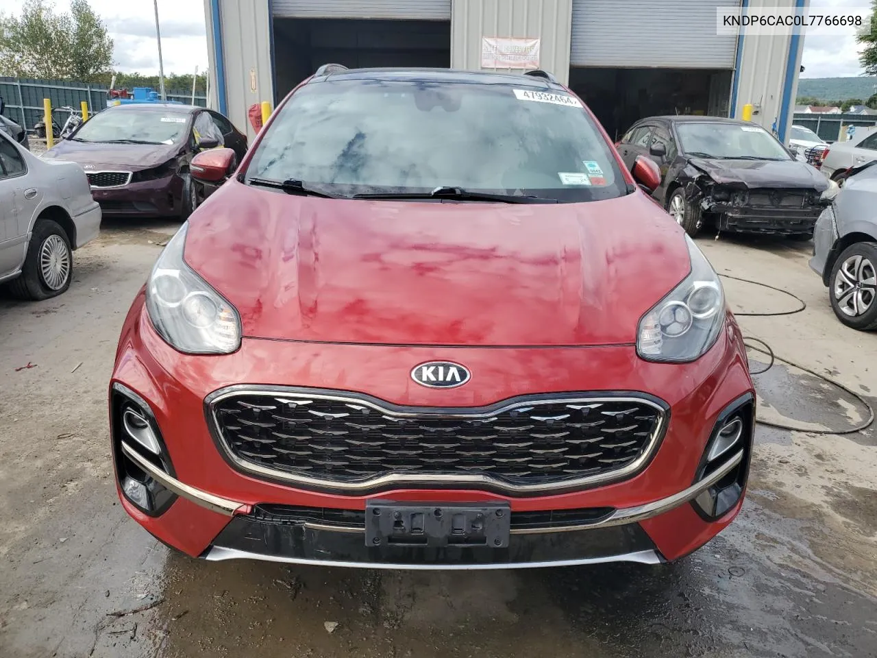 2020 Kia Sportage S VIN: KNDP6CAC0L7766698 Lot: 47932464