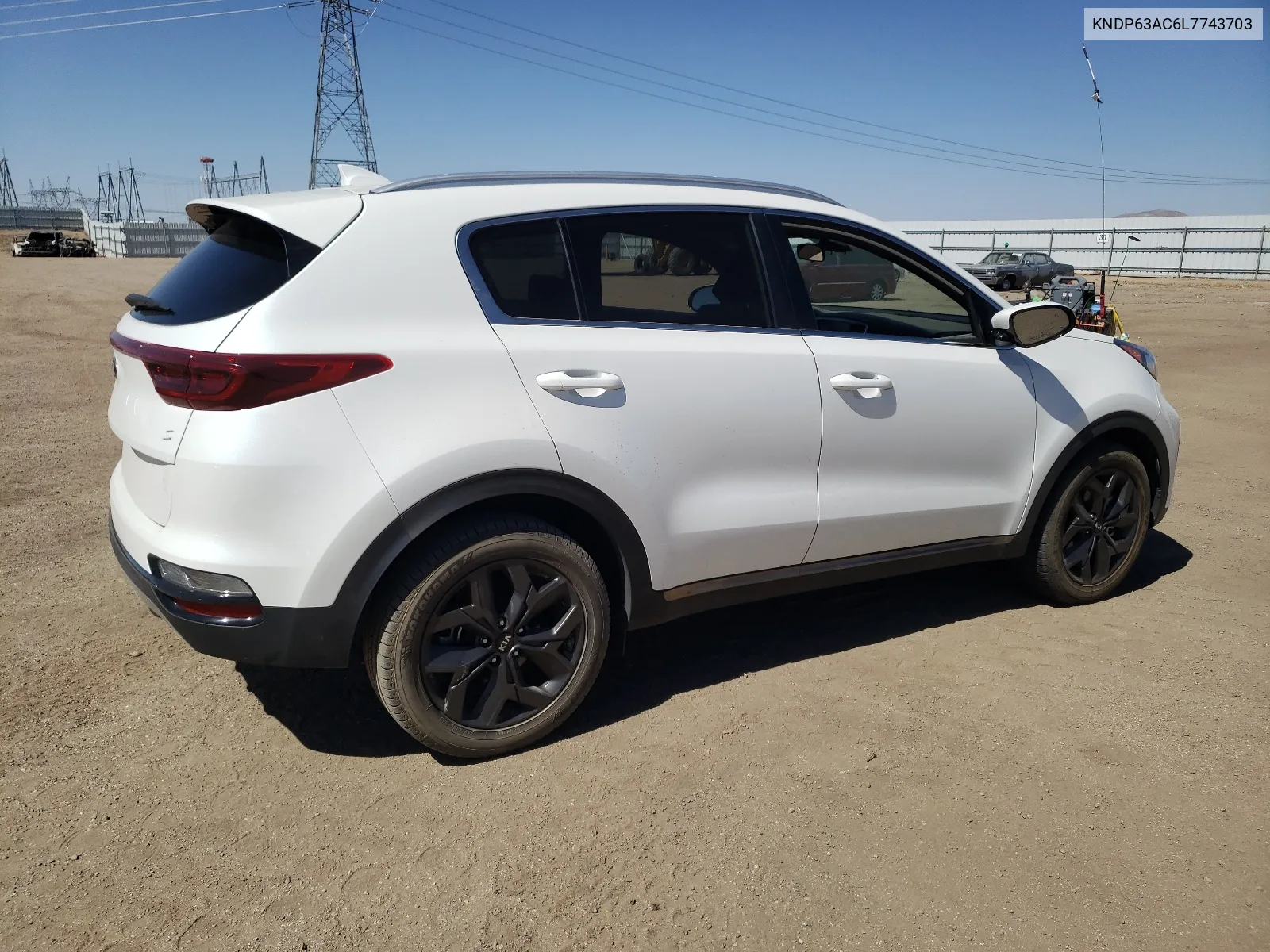 2020 Kia Sportage S VIN: KNDP63AC6L7743703 Lot: 50346364