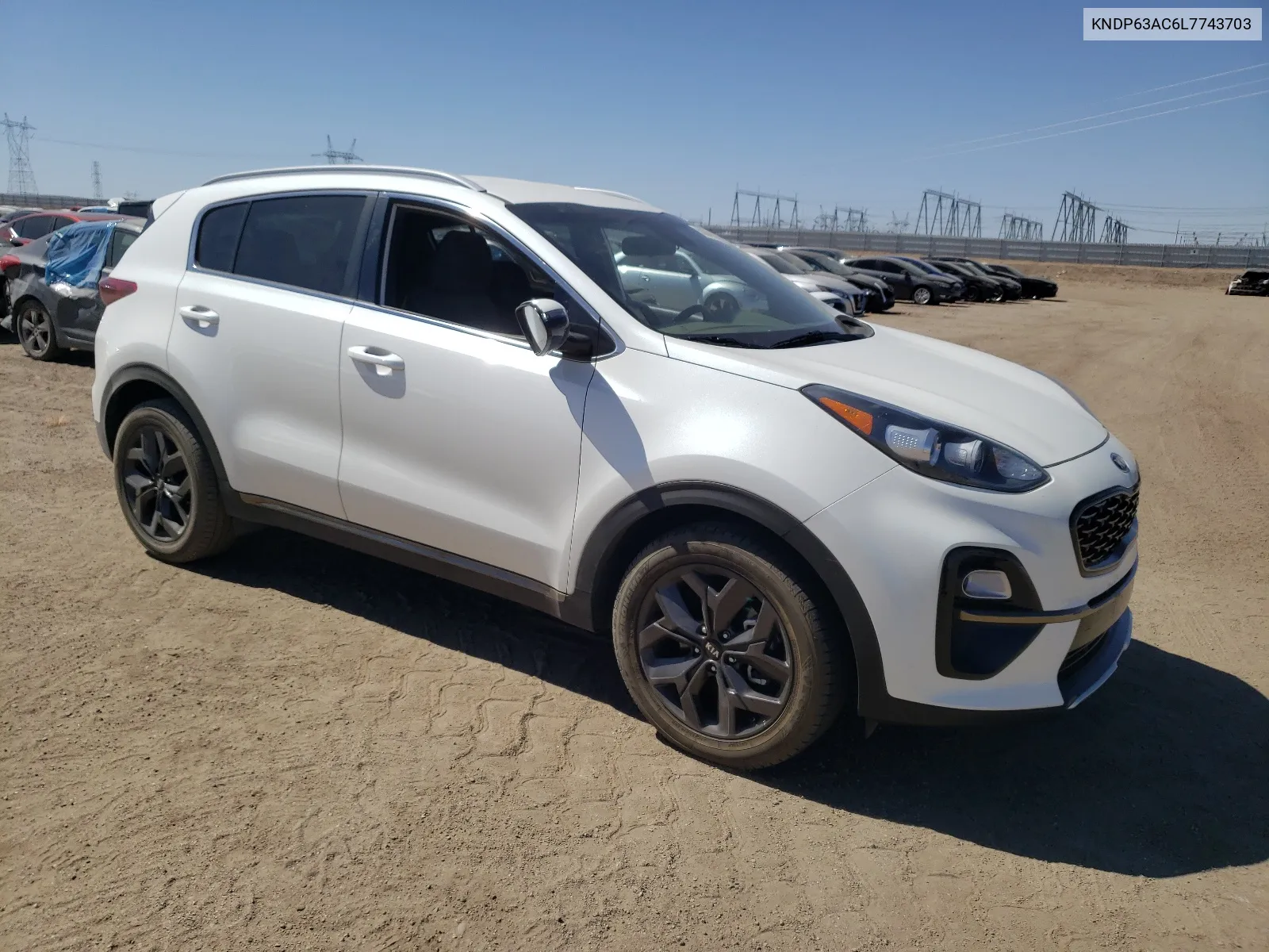 2020 Kia Sportage S VIN: KNDP63AC6L7743703 Lot: 50346364