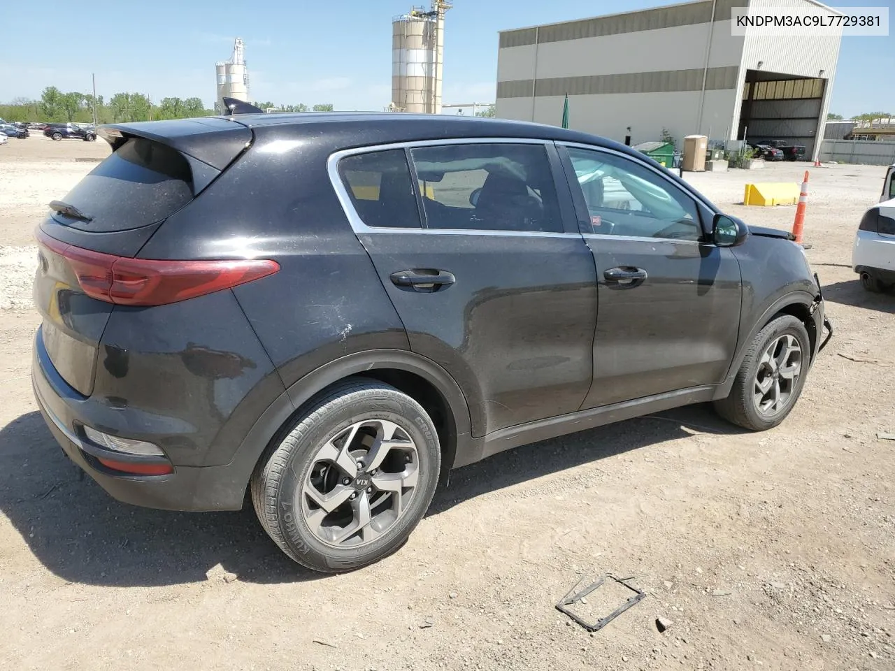 2020 Kia Sportage Lx VIN: KNDPM3AC9L7729381 Lot: 51781564