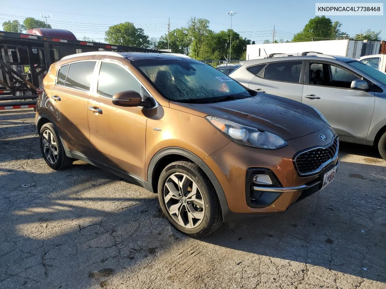 KNDPNCAC4L7738468 2020 Kia Sportage Ex