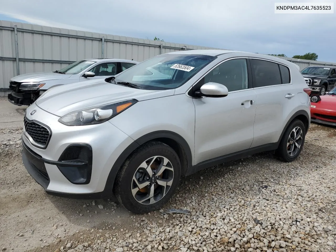 2020 Kia Sportage Lx VIN: KNDPM3AC4L7635523 Lot: 52663504