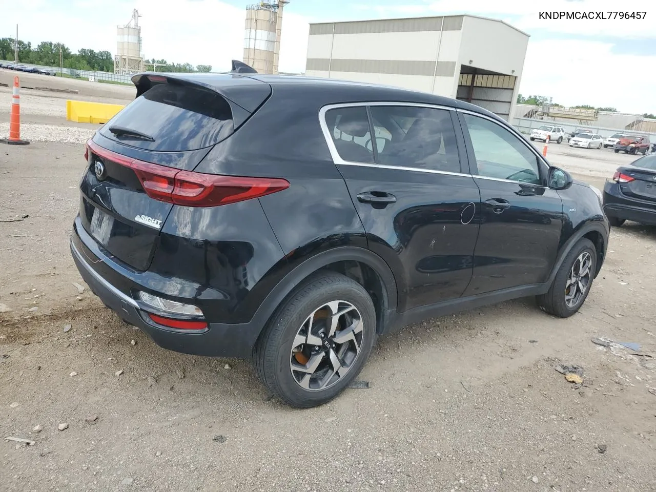 2020 Kia Sportage Lx VIN: KNDPMCACXL7796457 Lot: 53156424