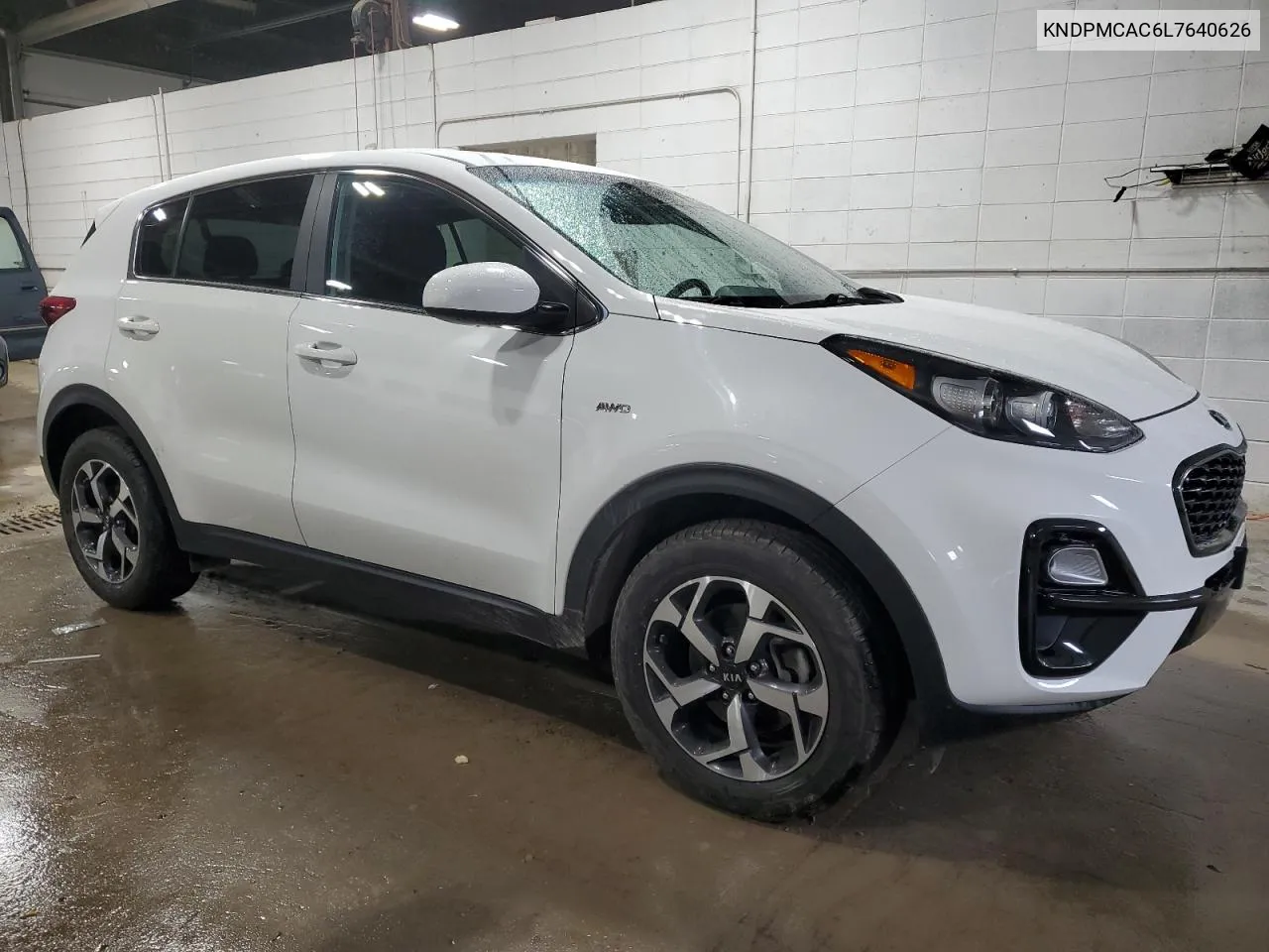 2020 Kia Sportage Lx VIN: KNDPMCAC6L7640626 Lot: 53430764