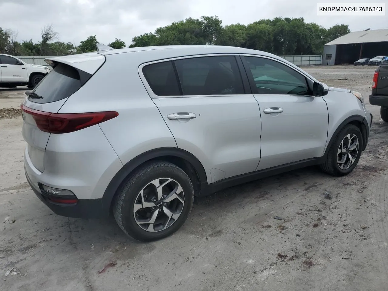 2020 Kia Sportage Lx VIN: KNDPM3AC4L7686343 Lot: 53469954