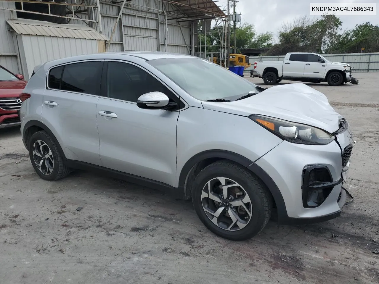 2020 Kia Sportage Lx VIN: KNDPM3AC4L7686343 Lot: 53469954