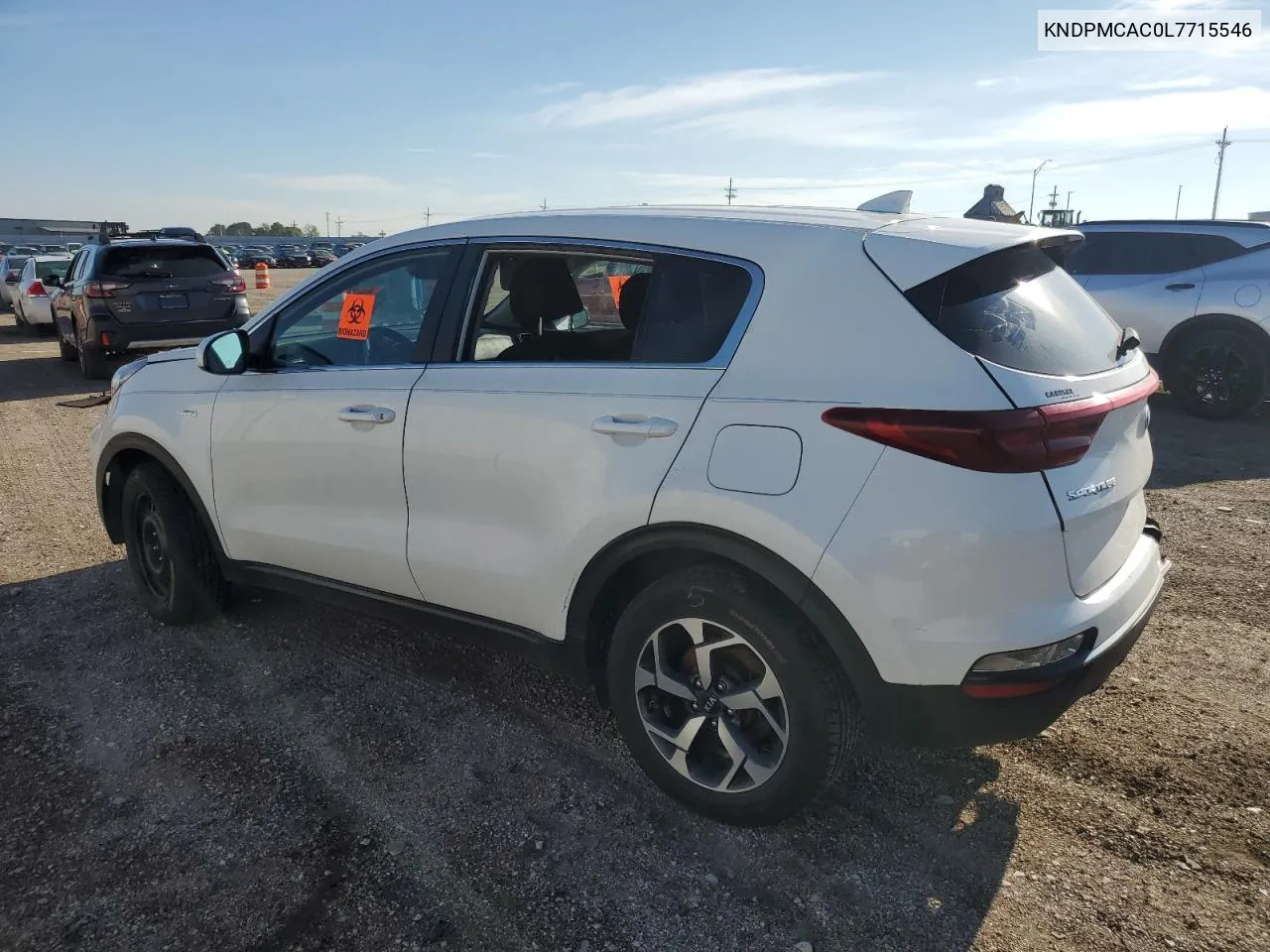 2020 Kia Sportage Lx VIN: KNDPMCAC0L7715546 Lot: 55394804