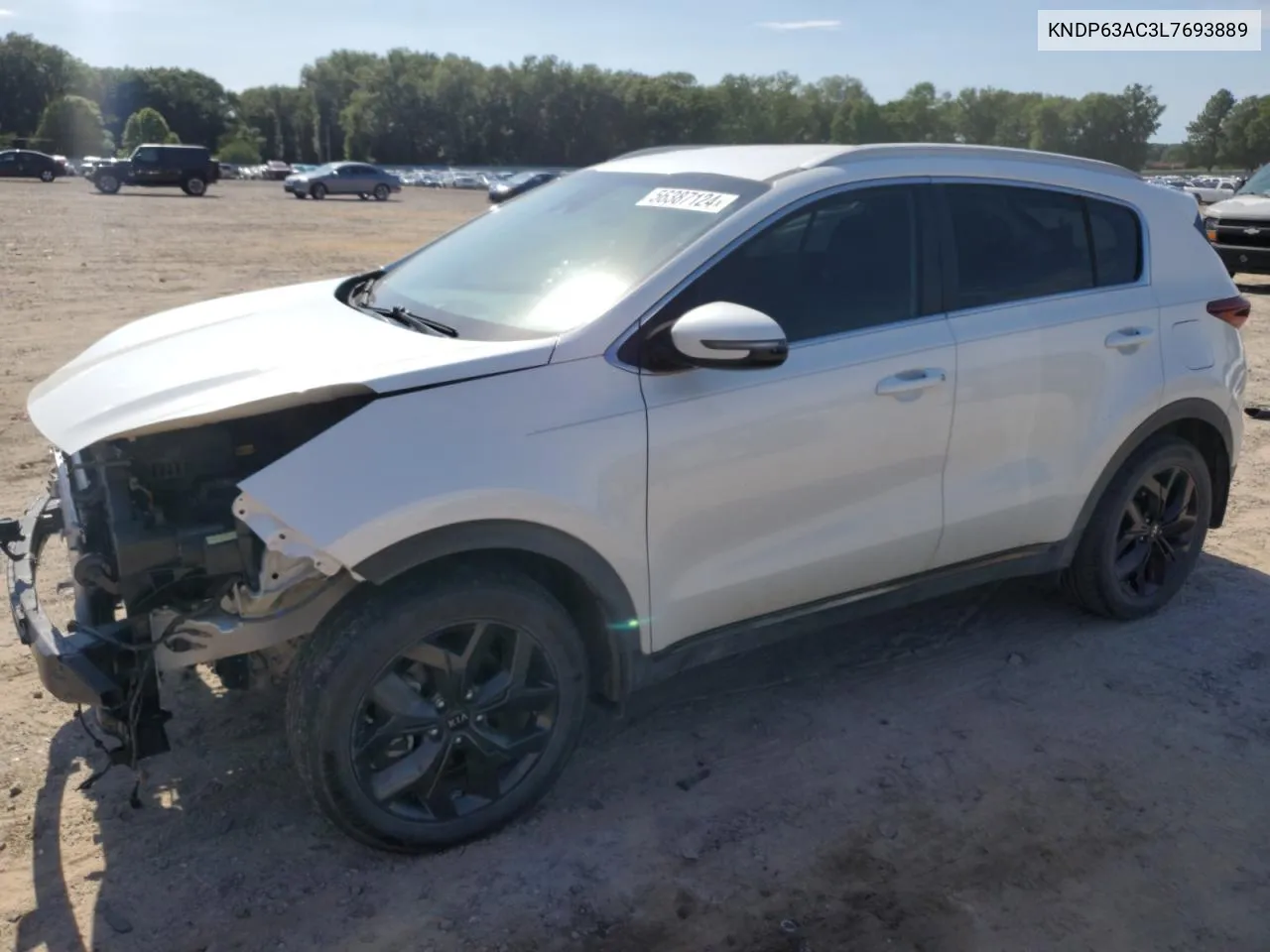 2020 Kia Sportage S VIN: KNDP63AC3L7693889 Lot: 56387124