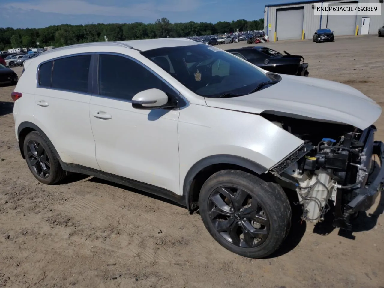 2020 Kia Sportage S VIN: KNDP63AC3L7693889 Lot: 56387124