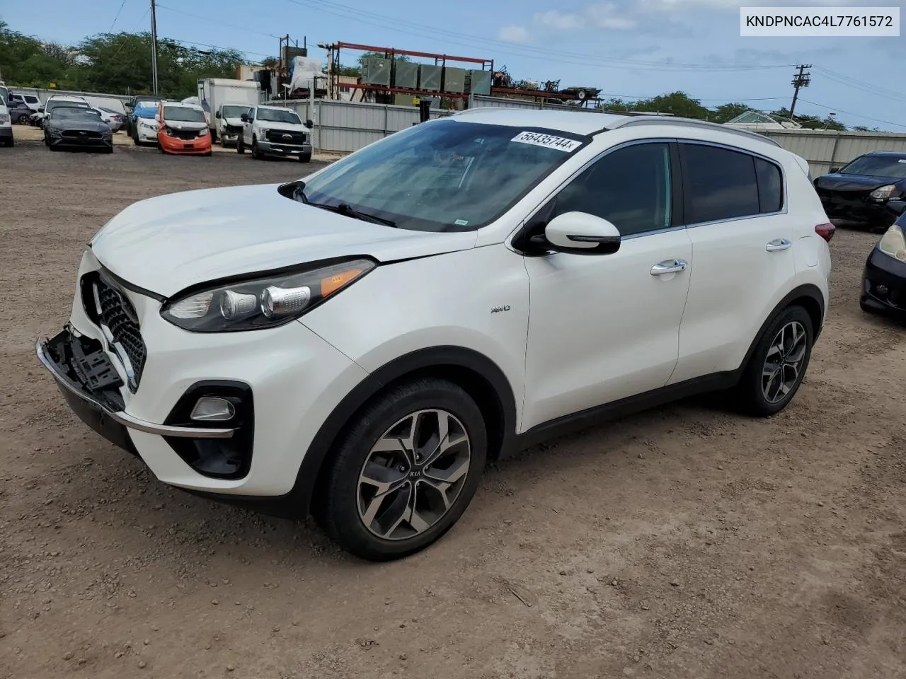 2020 Kia Sportage Ex VIN: KNDPNCAC4L7761572 Lot: 56435744