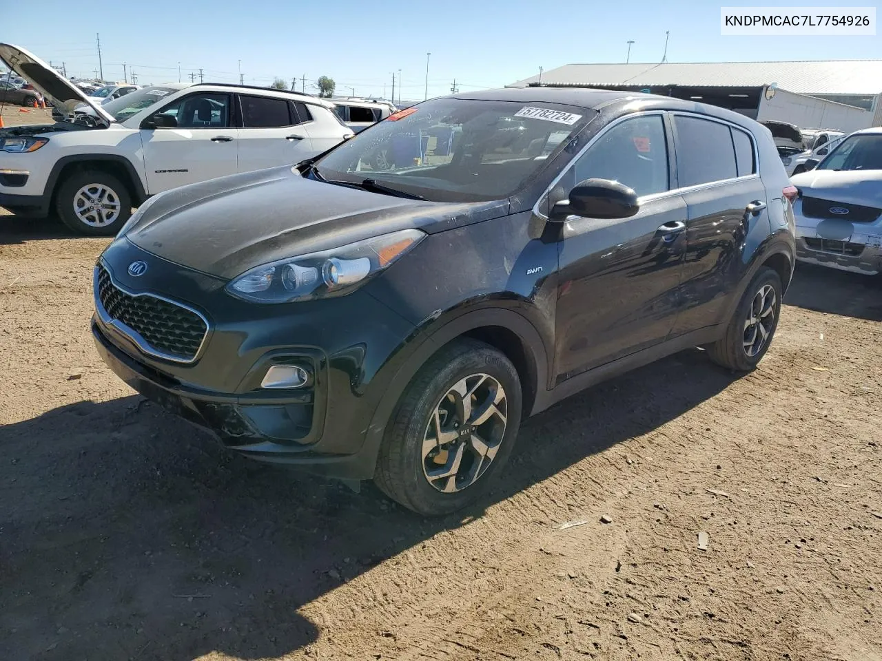 2020 Kia Sportage Lx VIN: KNDPMCAC7L7754926 Lot: 57782724