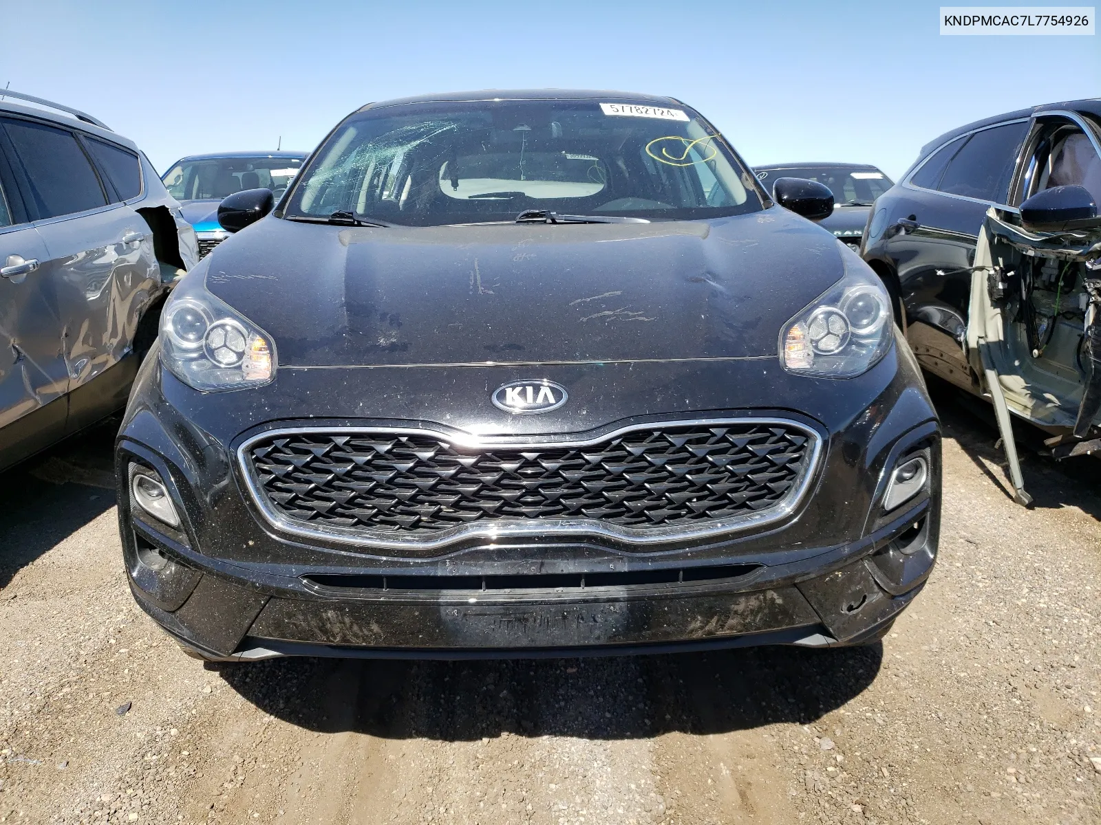 2020 Kia Sportage Lx VIN: KNDPMCAC7L7754926 Lot: 57782724