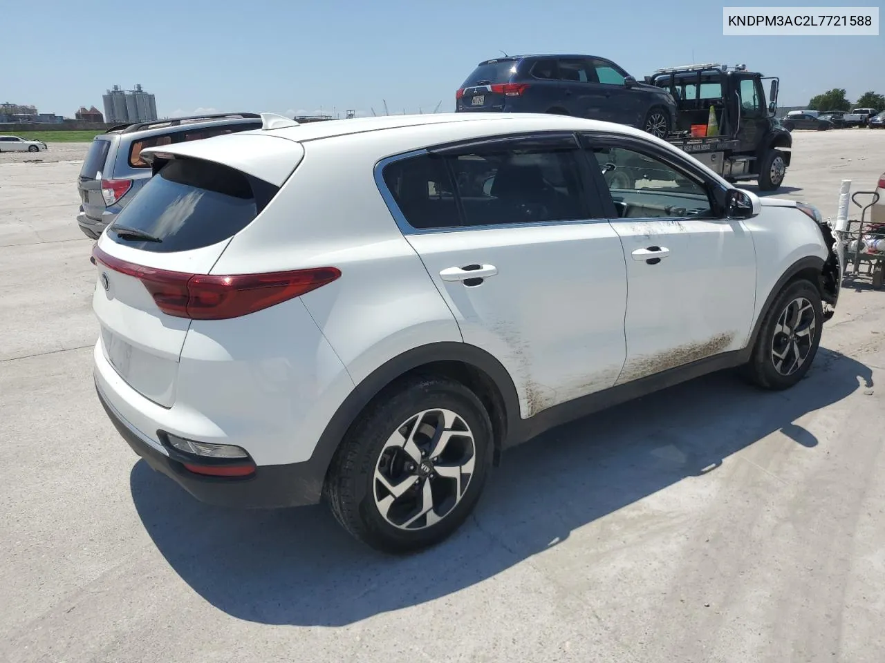 2020 Kia Sportage Lx VIN: KNDPM3AC2L7721588 Lot: 58170814