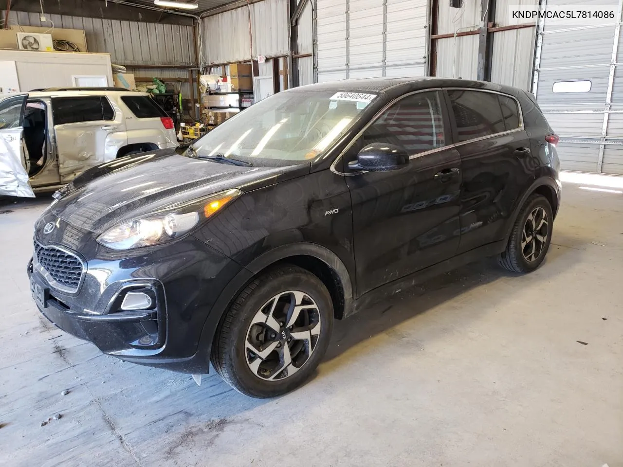 2020 Kia Sportage Lx VIN: KNDPMCAC5L7814086 Lot: 58640644