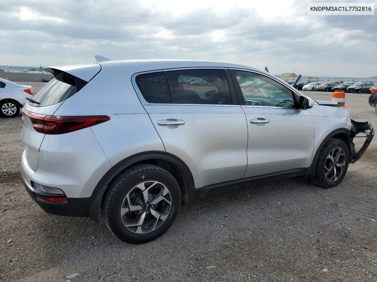 2020 Kia Sportage Lx VIN: KNDPM3AC1L7752816 Lot: 59308494