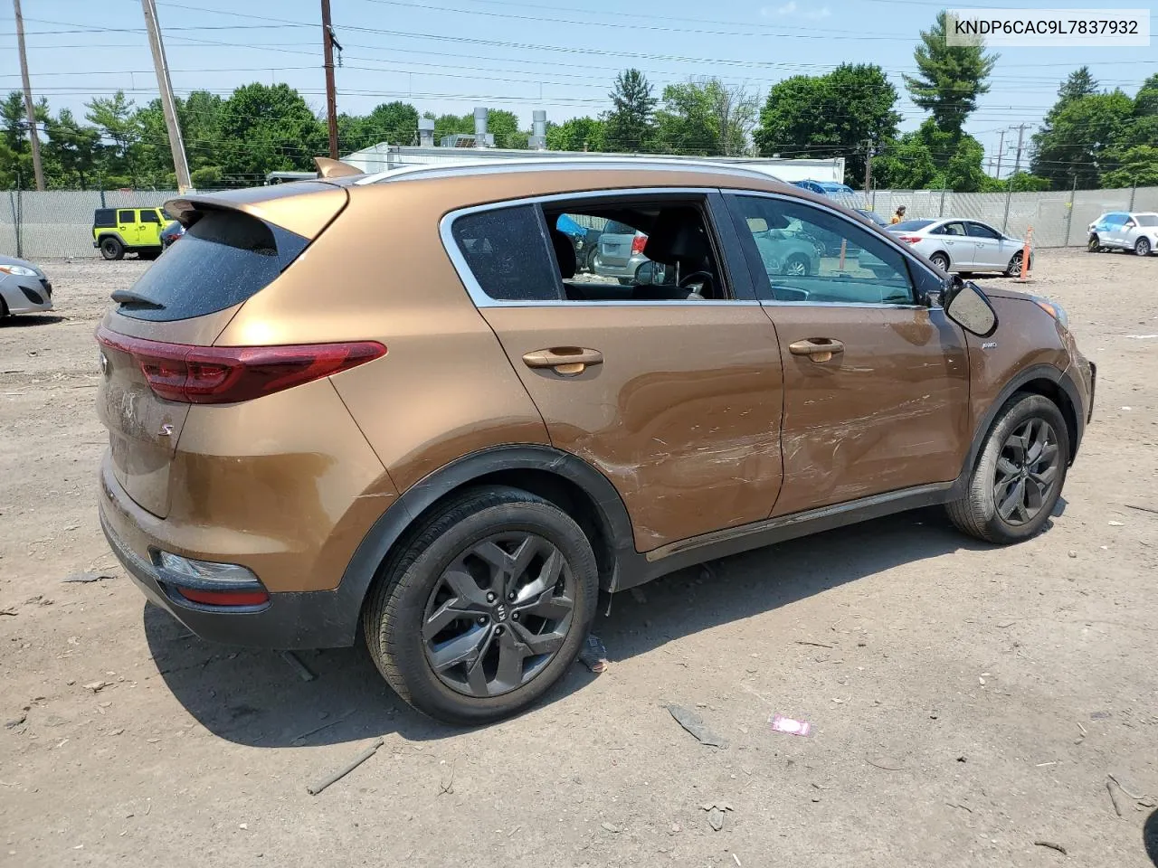 2020 Kia Sportage S VIN: KNDP6CAC9L7837932 Lot: 59513114