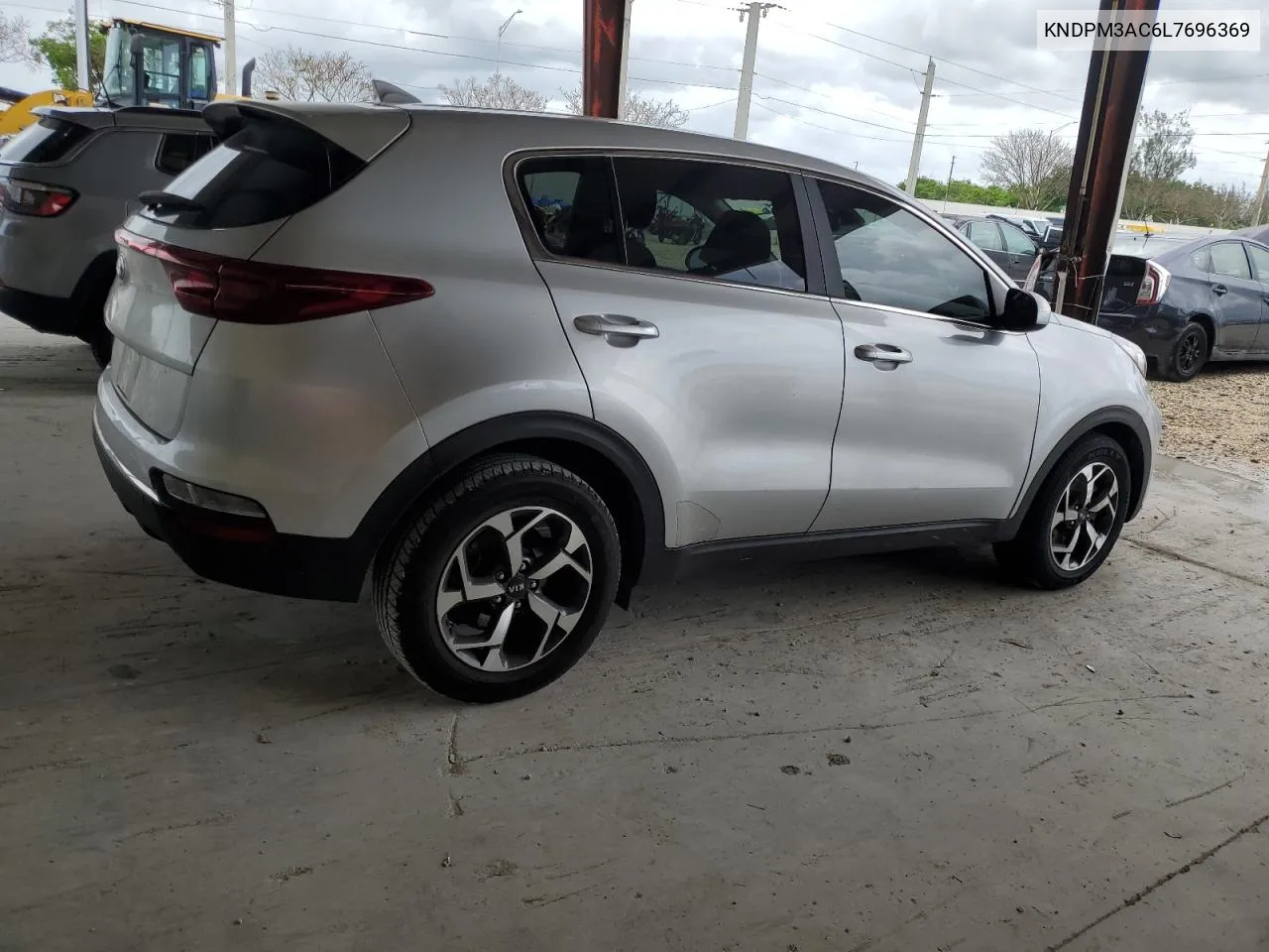 2020 Kia Sportage Lx VIN: KNDPM3AC6L7696369 Lot: 59571754