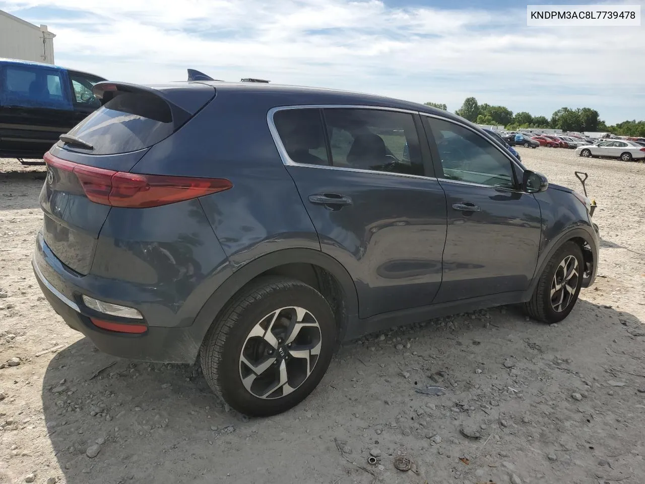 2020 Kia Sportage Lx VIN: KNDPM3AC8L7739478 Lot: 61130904