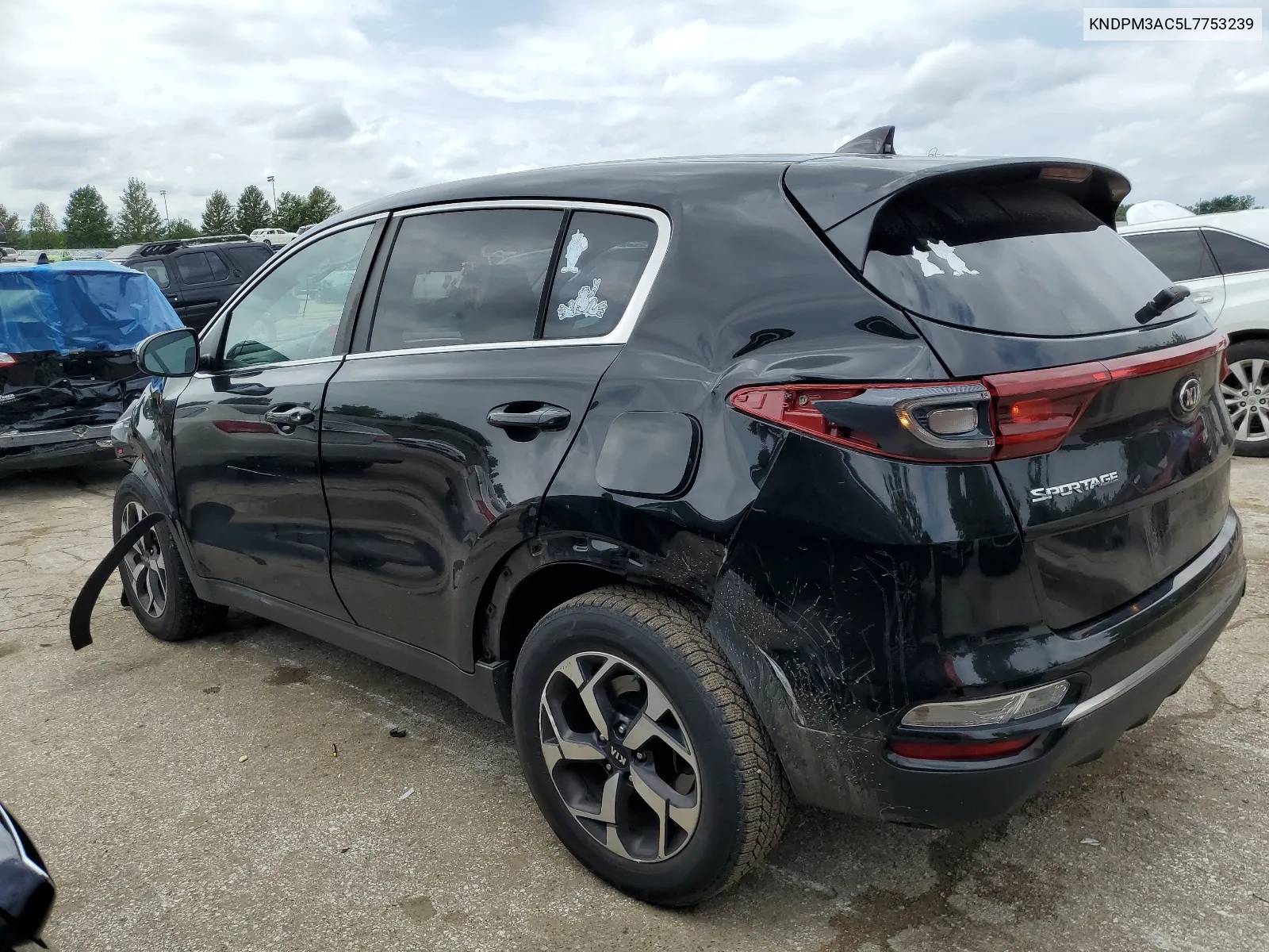 2020 Kia Sportage Lx VIN: KNDPM3AC5L7753239 Lot: 61801824