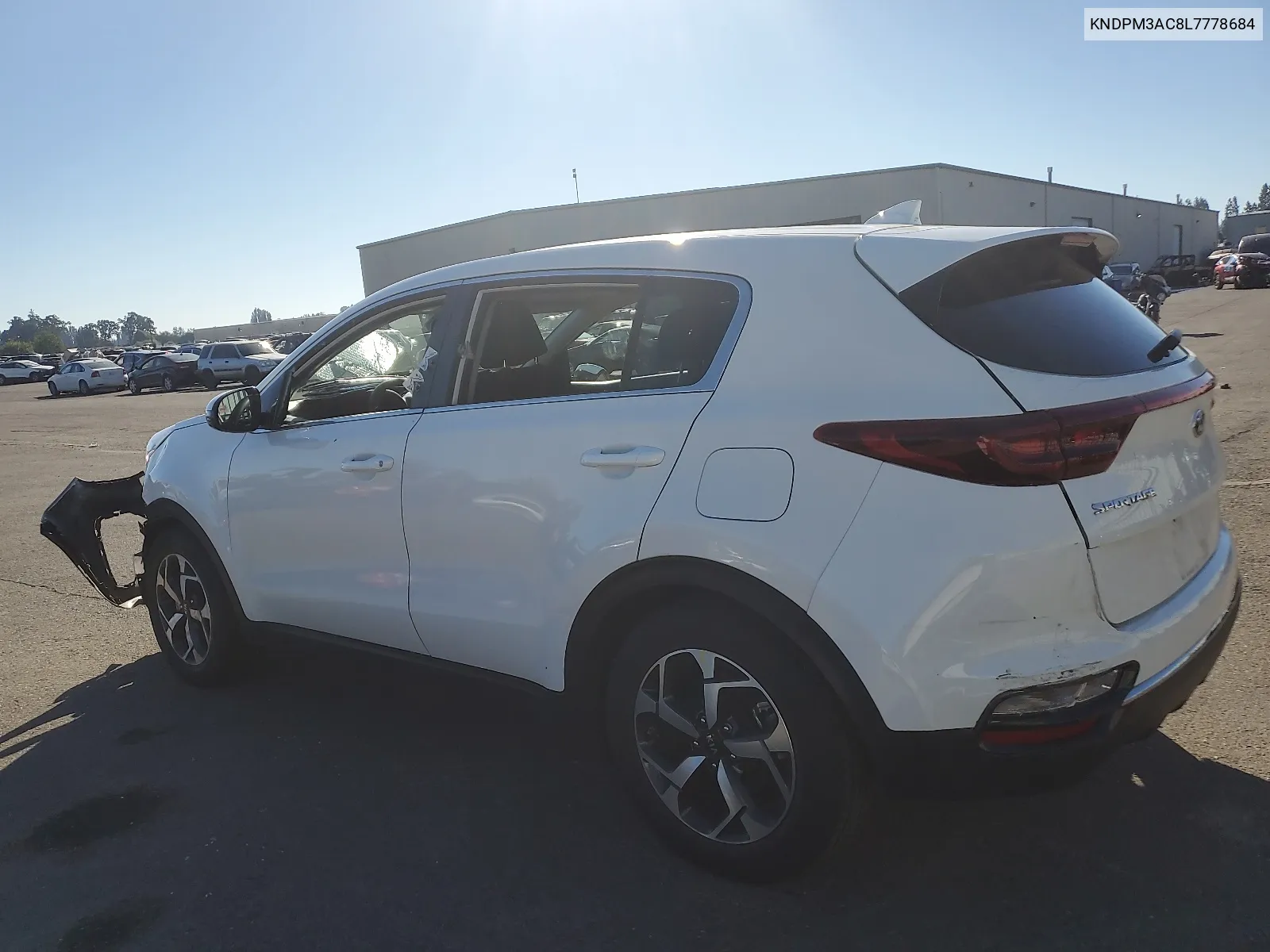 2020 Kia Sportage Lx VIN: KNDPM3AC8L7778684 Lot: 62129454