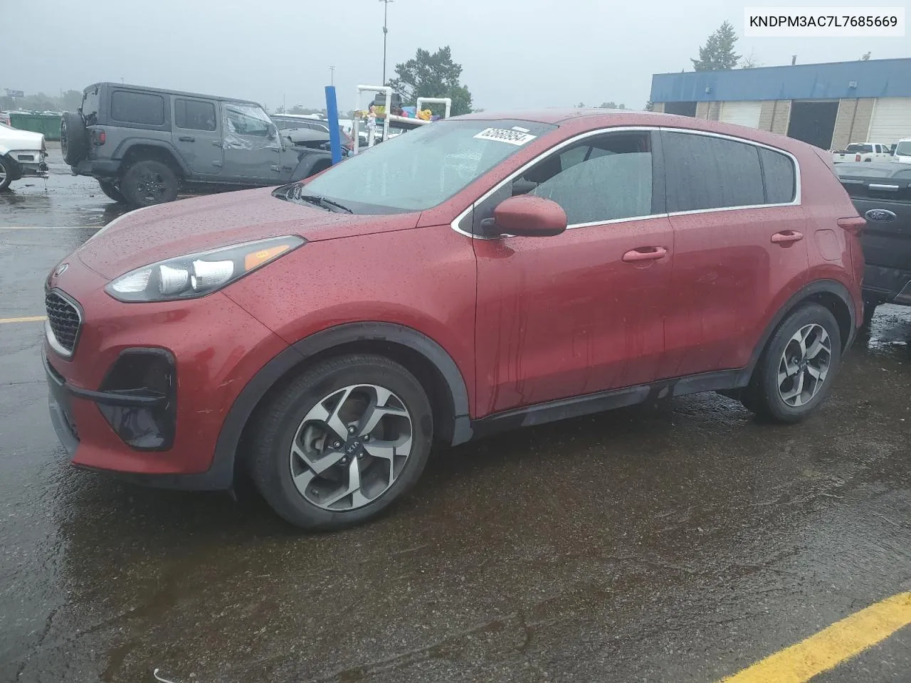 2020 Kia Sportage Lx VIN: KNDPM3AC7L7685669 Lot: 62660954