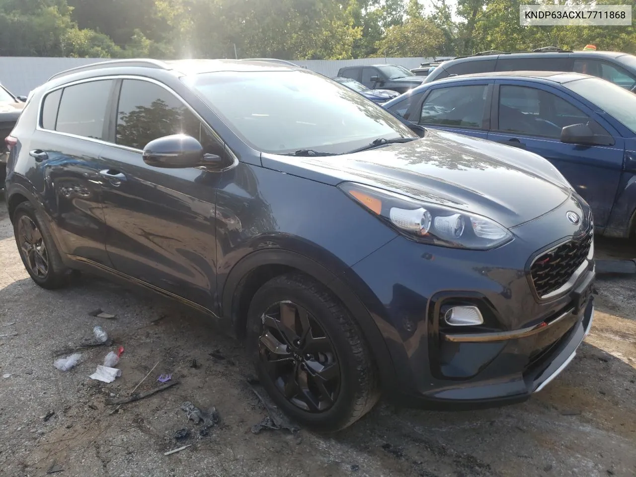 2020 Kia Sportage S VIN: KNDP63ACXL7711868 Lot: 63484434