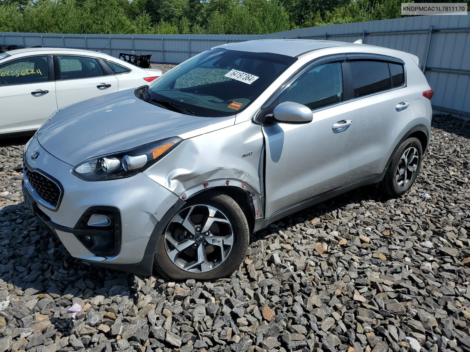 KNDPMCAC1L7811170 2020 Kia Sportage Lx