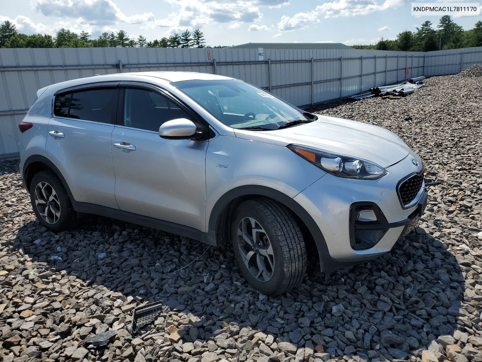 2020 Kia Sportage Lx VIN: KNDPMCAC1L7811170 Lot: 64197364