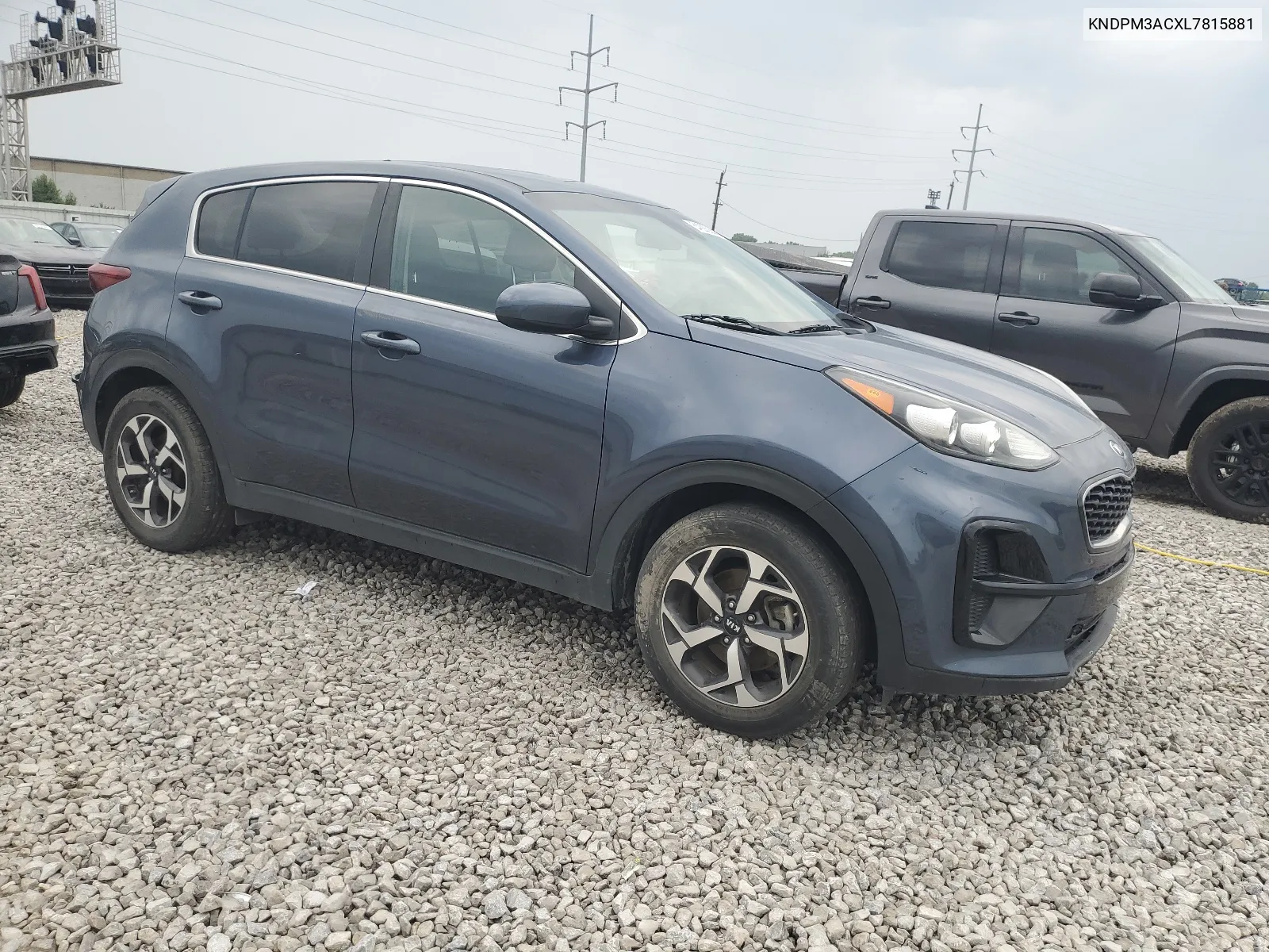 2020 Kia Sportage Lx VIN: KNDPM3ACXL7815881 Lot: 64292664