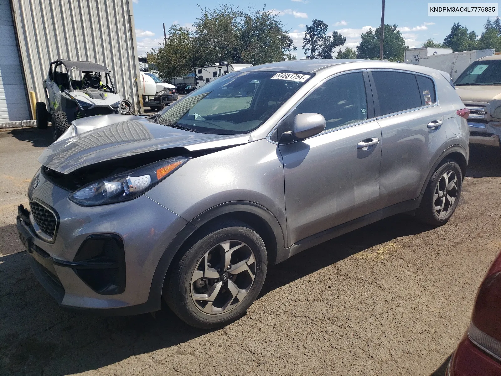 2020 Kia Sportage Lx VIN: KNDPM3AC4L7776835 Lot: 64881754