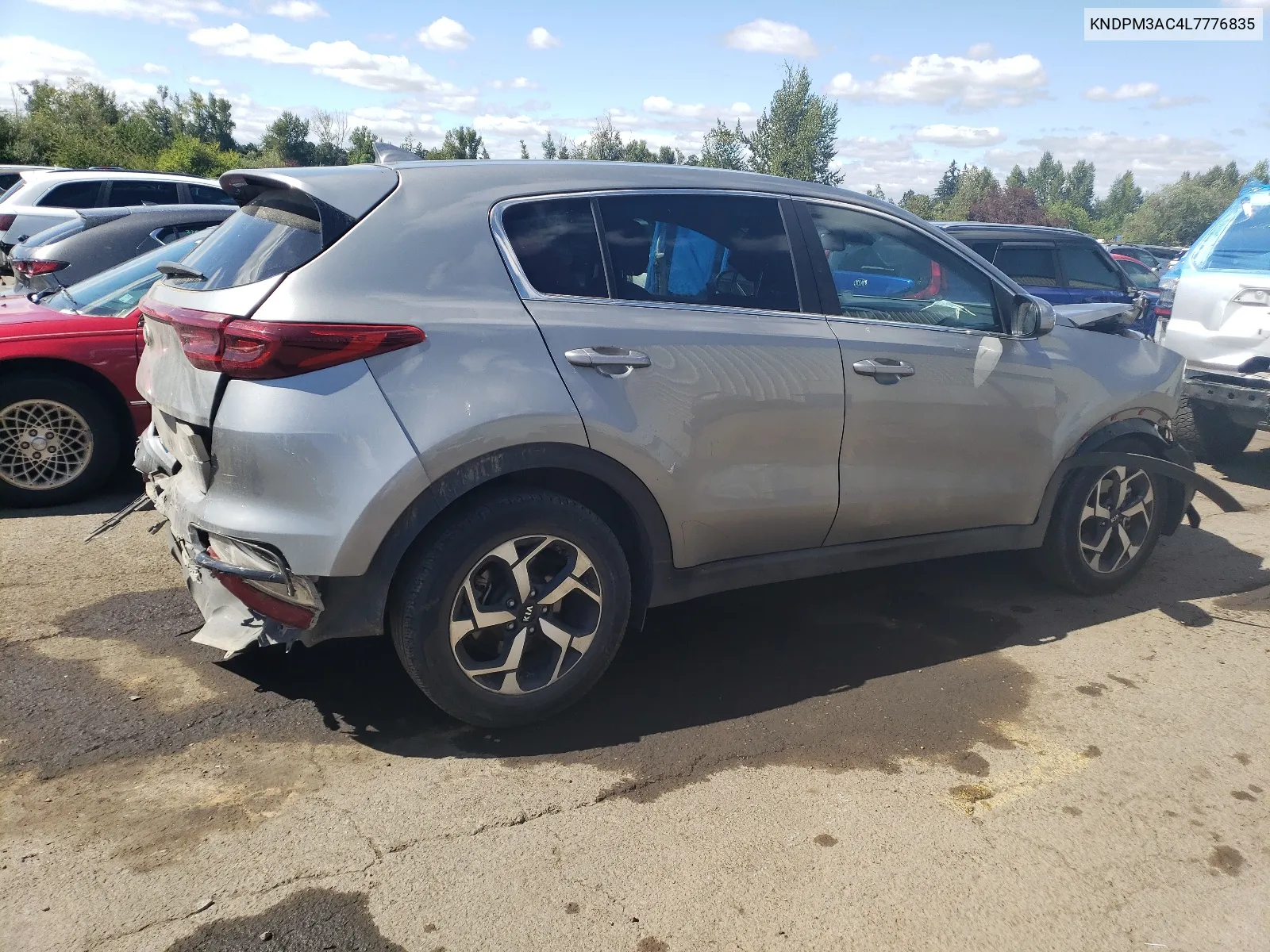 2020 Kia Sportage Lx VIN: KNDPM3AC4L7776835 Lot: 64881754