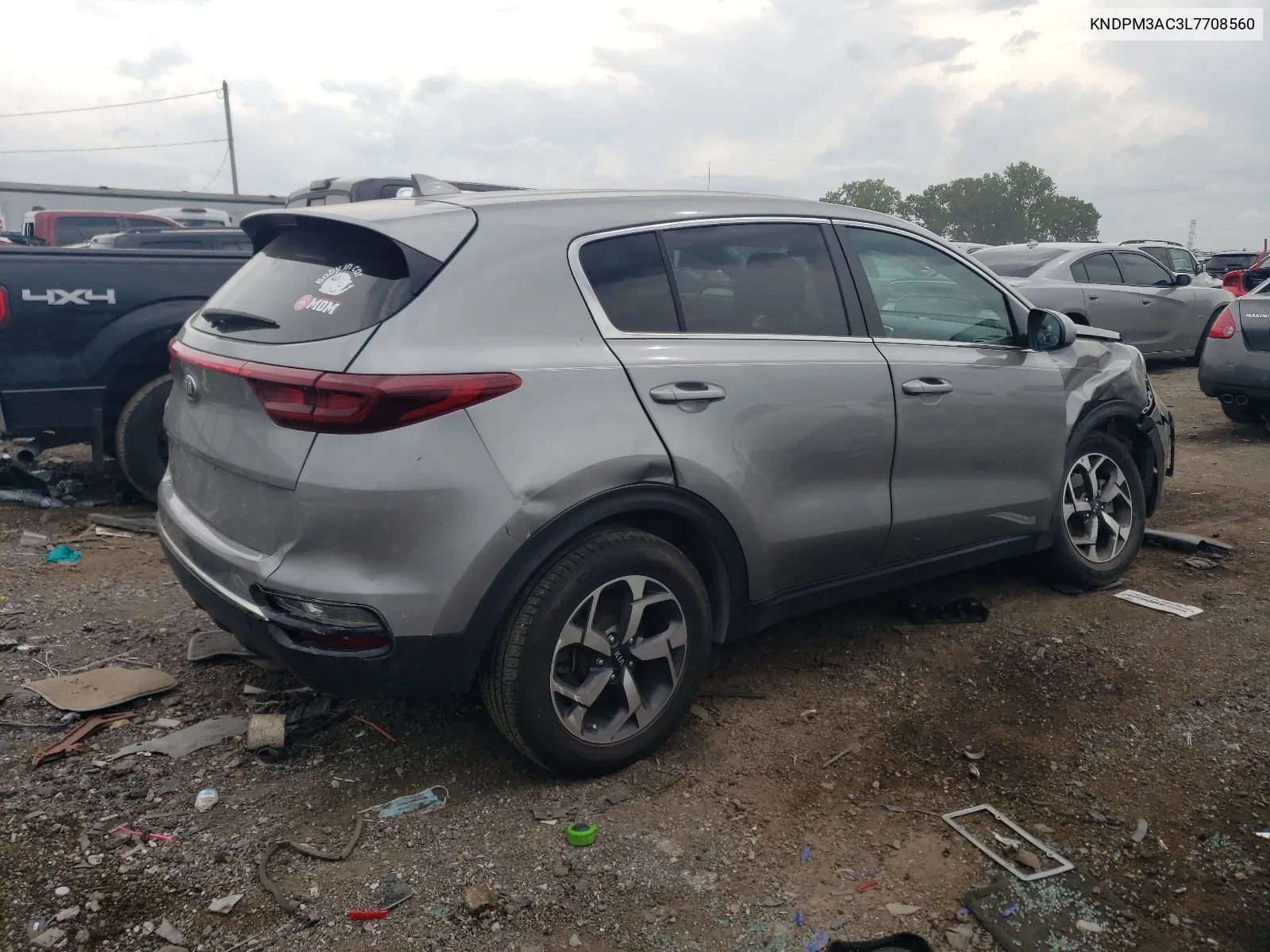 2020 Kia Sportage Lx VIN: KNDPM3AC3L7708560 Lot: 65046854