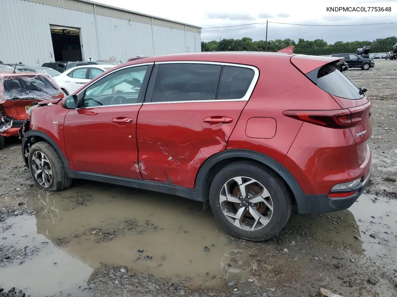 2020 Kia Sportage Lx VIN: KNDPMCAC0L7753648 Lot: 65160814